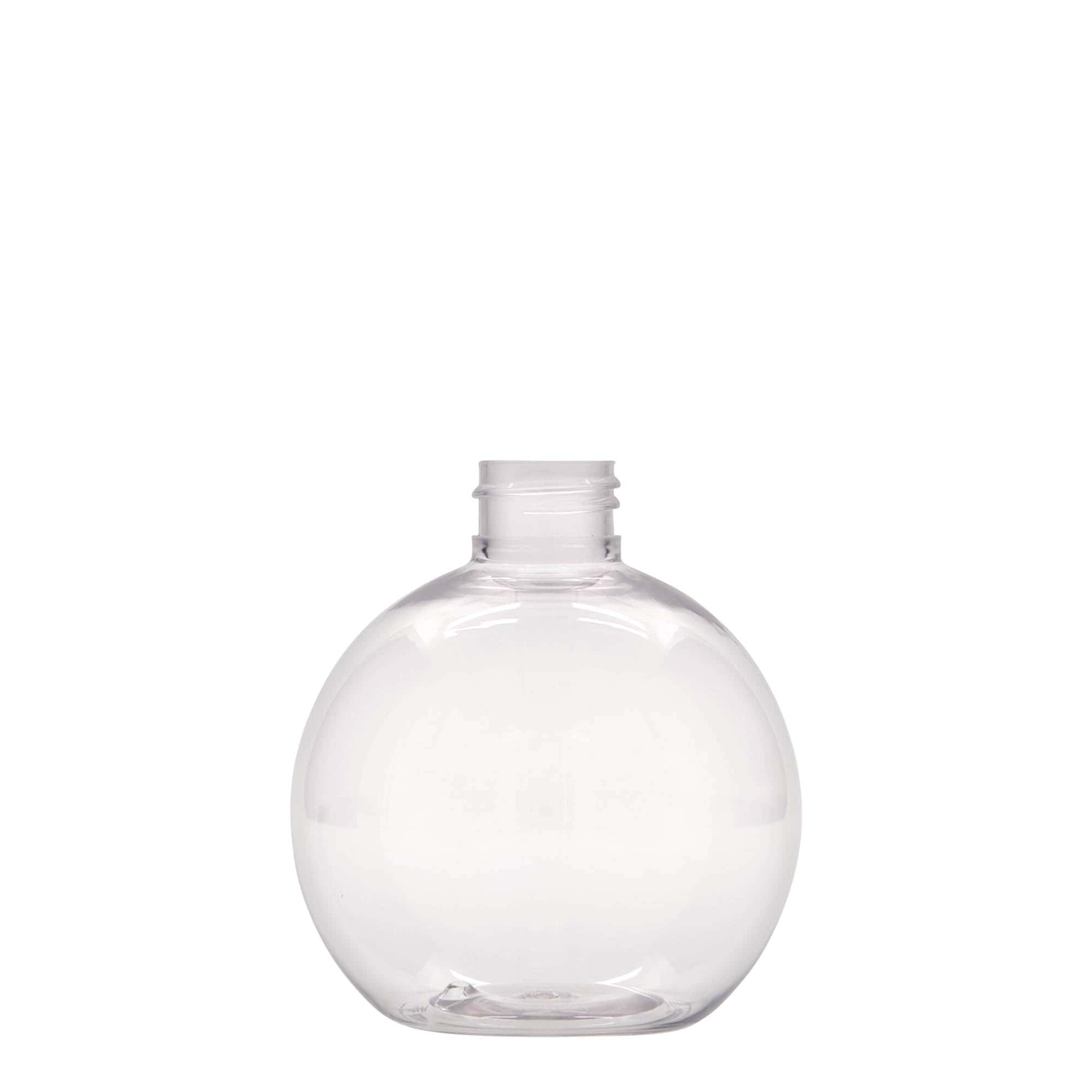 Garrafa PET de 250 ml 'Perry', redonda, plástico, boca: 24/410