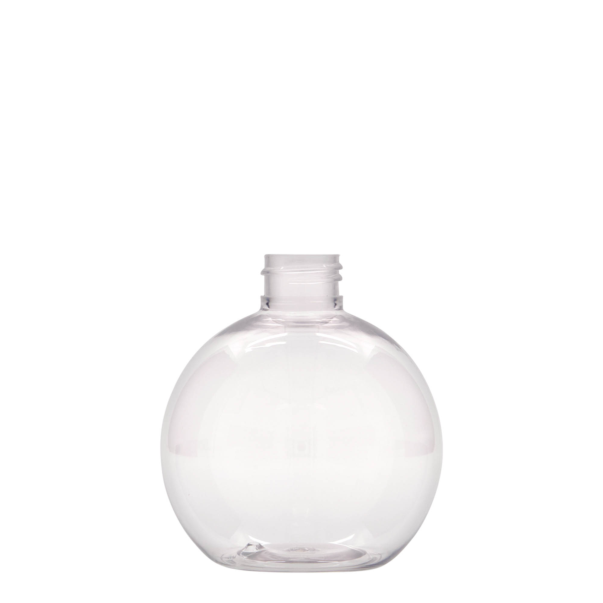 Garrafa PET de 250 ml 'Perry', redonda, plástico, boca: 24/410 Garrafa PET de 250 ml 'Perry', redonda, plástico, boca: 24/410