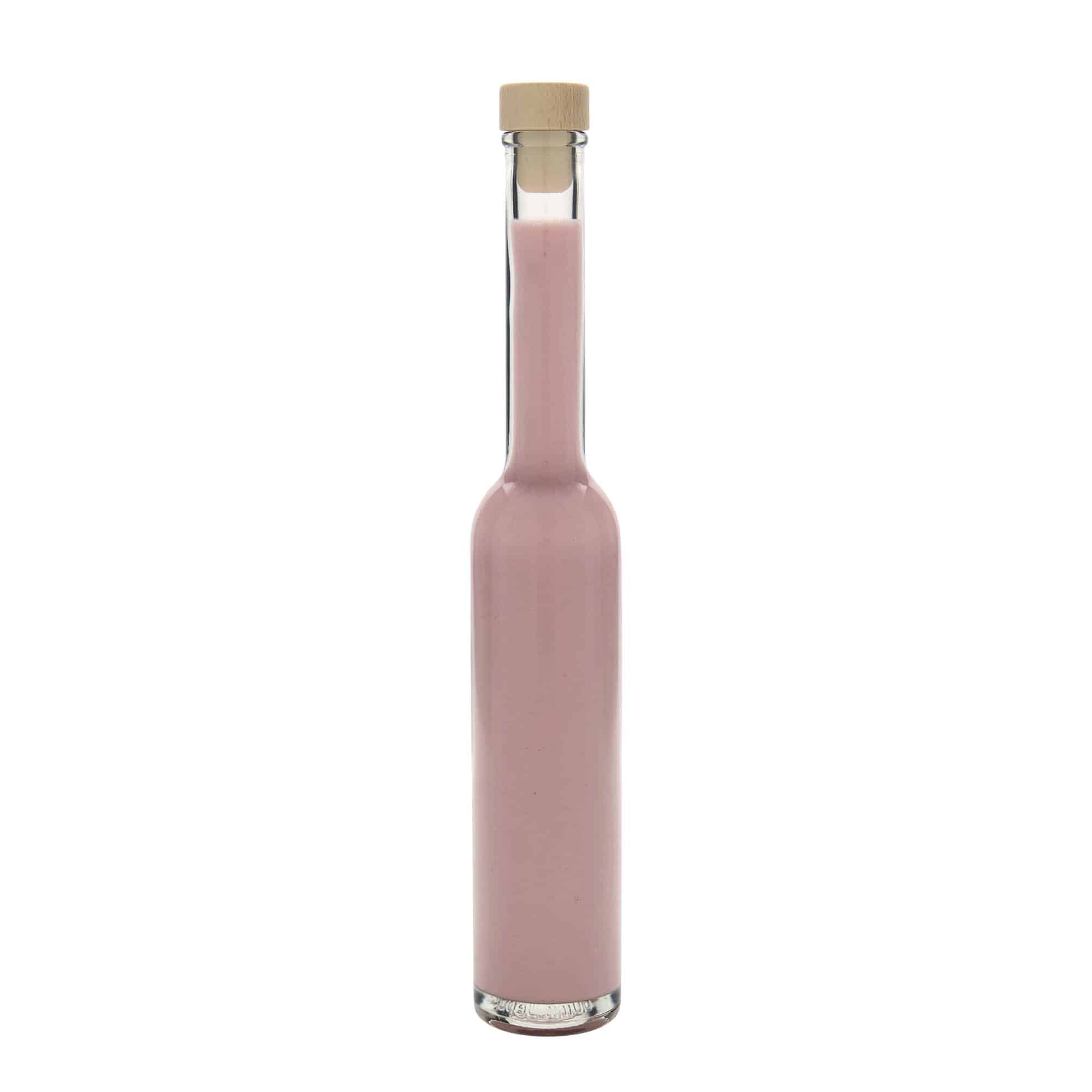 200 ml Garrafa de vidro 'Platina', boca: Cortiça