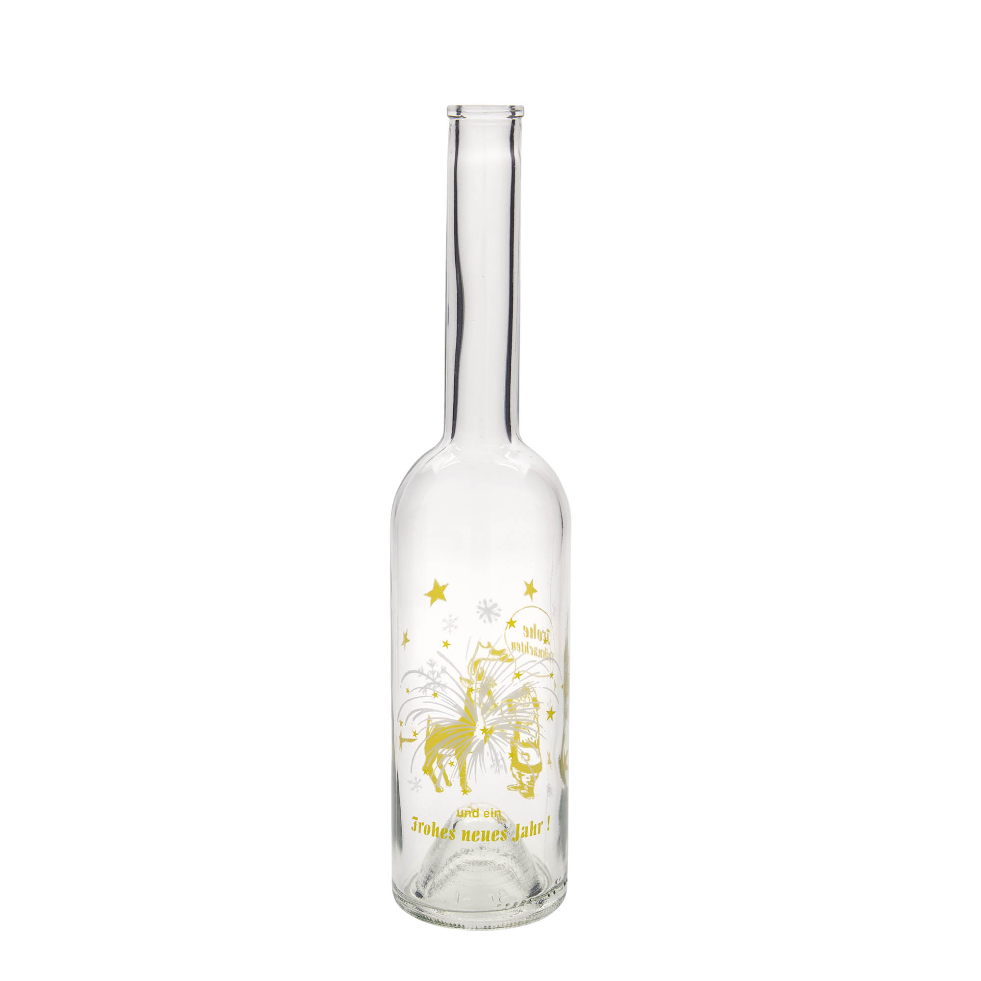 Garrafa de vidro de 500 ml 'Ópera', motivo: Fogo de artifício, boca: cortiça Garrafa de vidro de 500 ml 'Ópera', motivo: Fogo de artifício, boca: cortiça