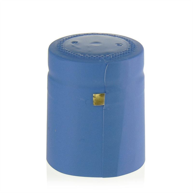 Cápsula retrátil 32x41, plástico PVC, azul-celeste