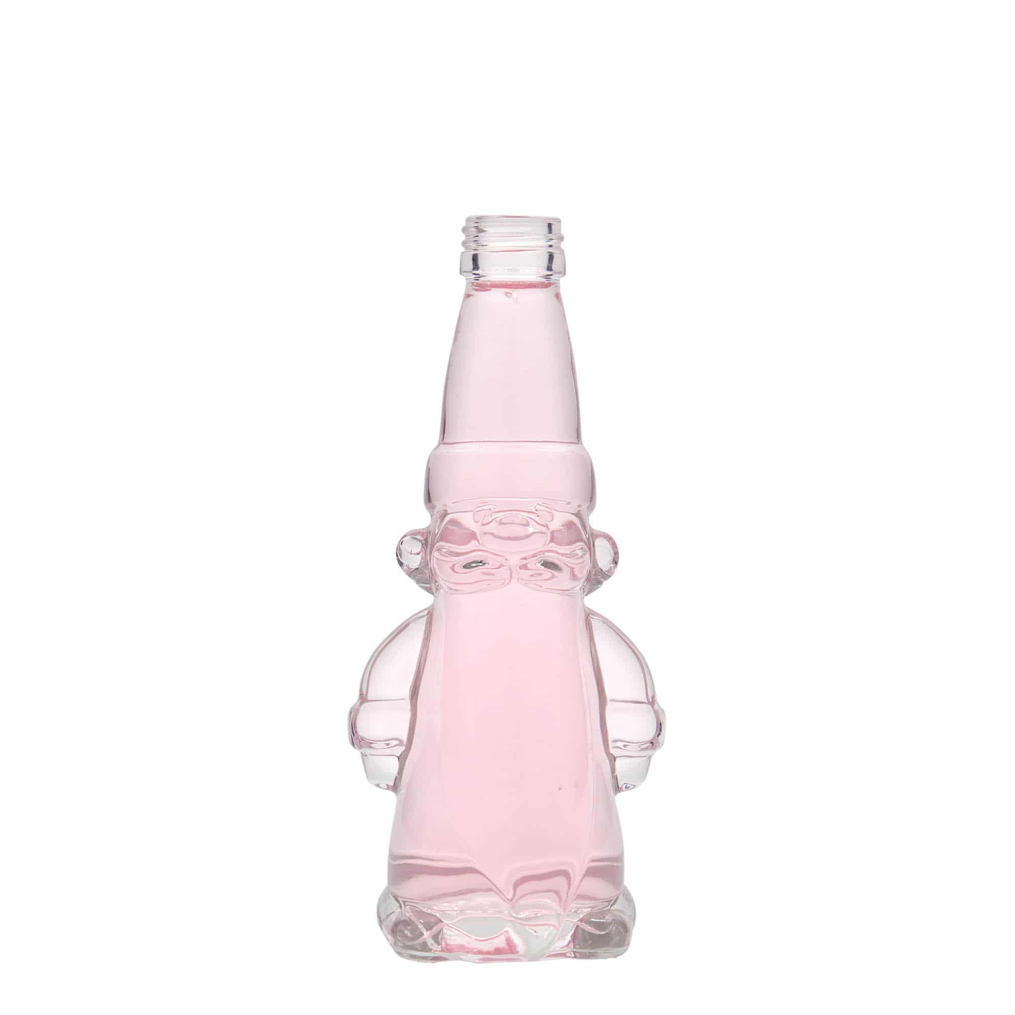 Frasco de vidro de 200 ml 'Duende de Natal', Boca: PP 28