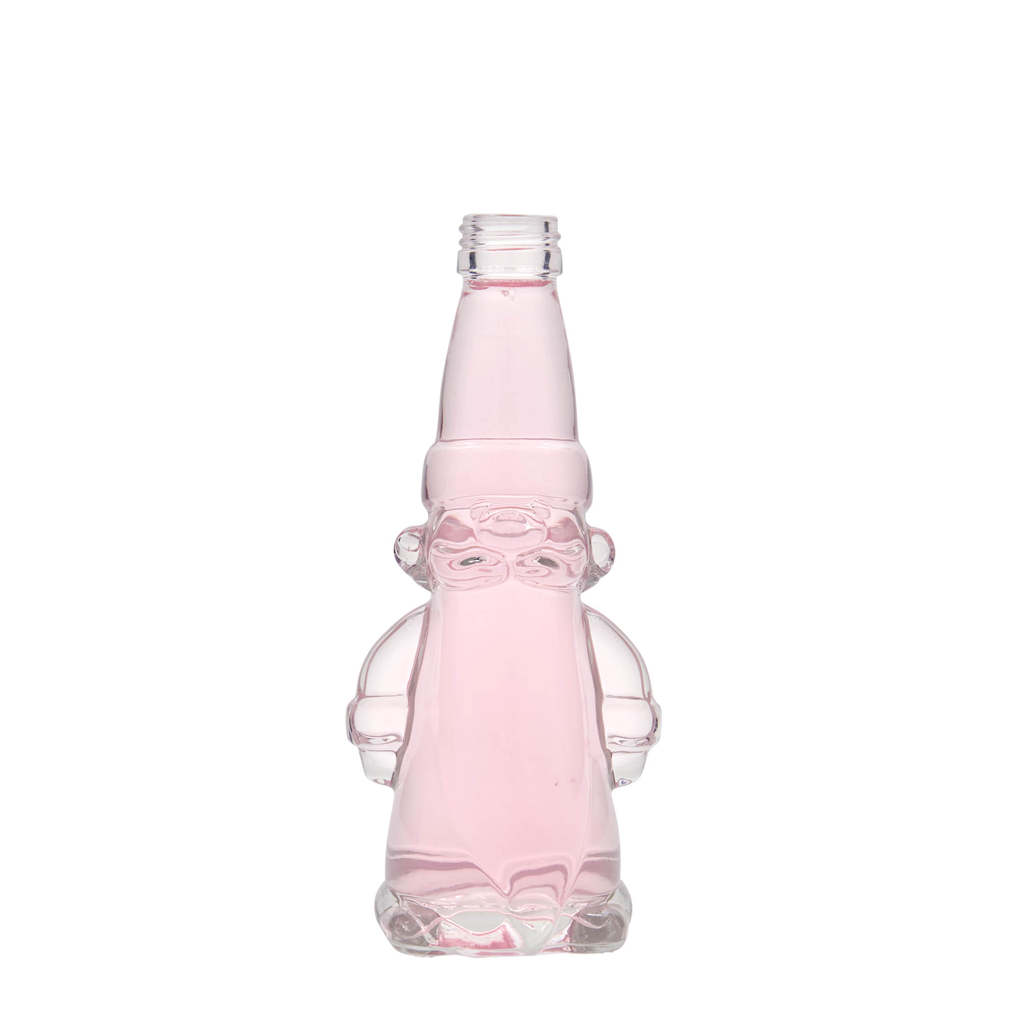 Frasco de vidro de 200 ml 'Duende de Natal', Boca: PP 28