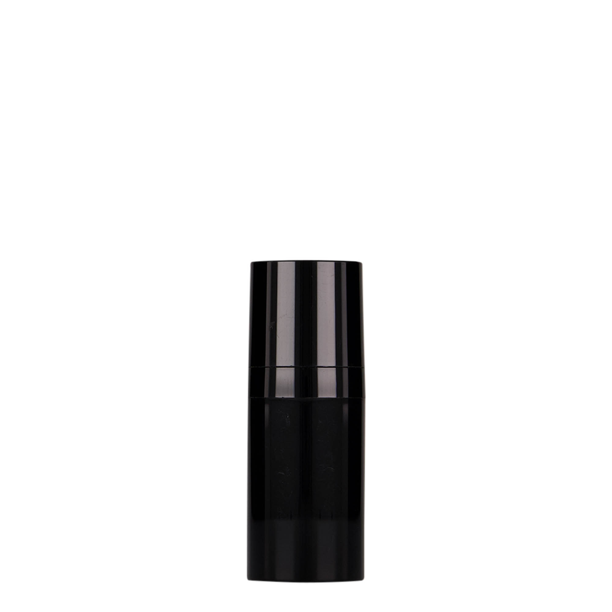 Dispensador Airless de 15 ml 'Micro', plástico PP, preto