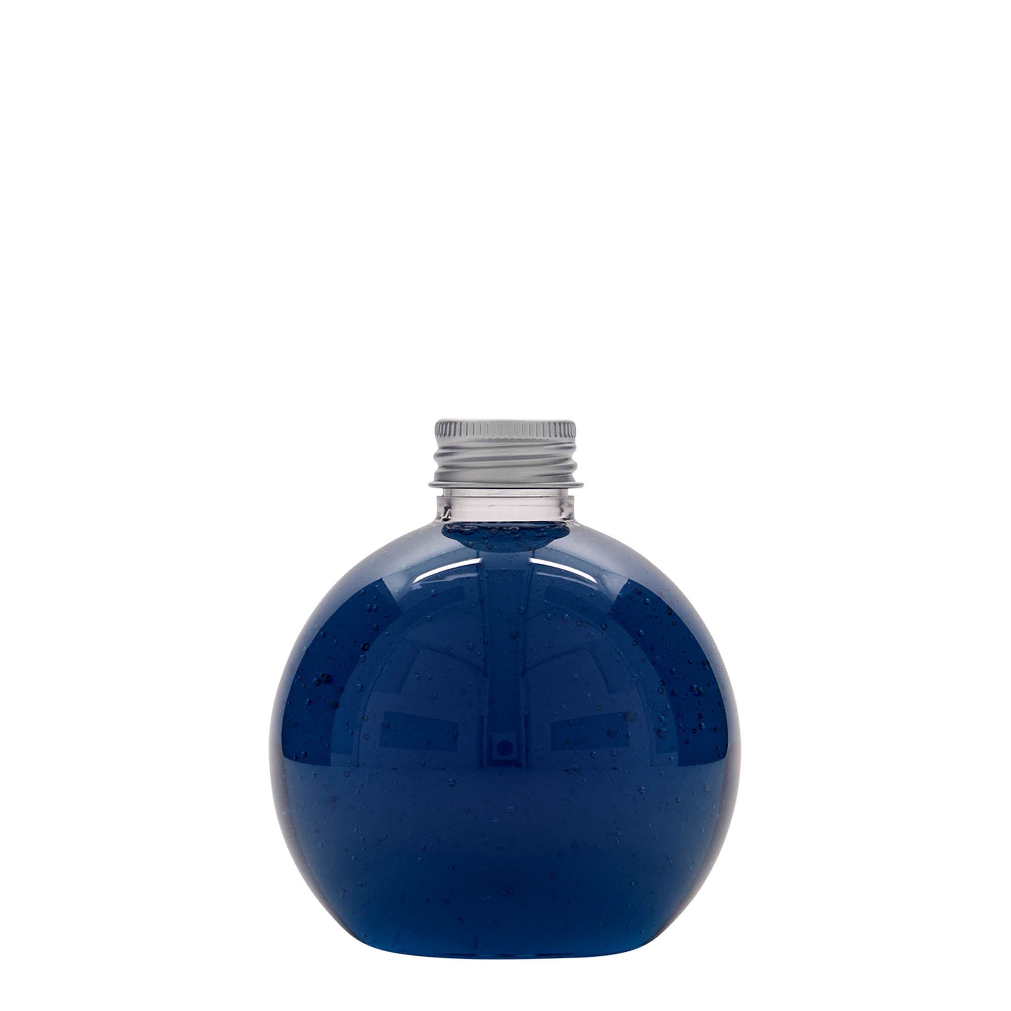 Garrafa PET de 250 ml 'Perry', redonda, plástico, boca: 24/410 Garrafa PET de 250 ml 'Perry', redonda, plástico, boca: 24/410