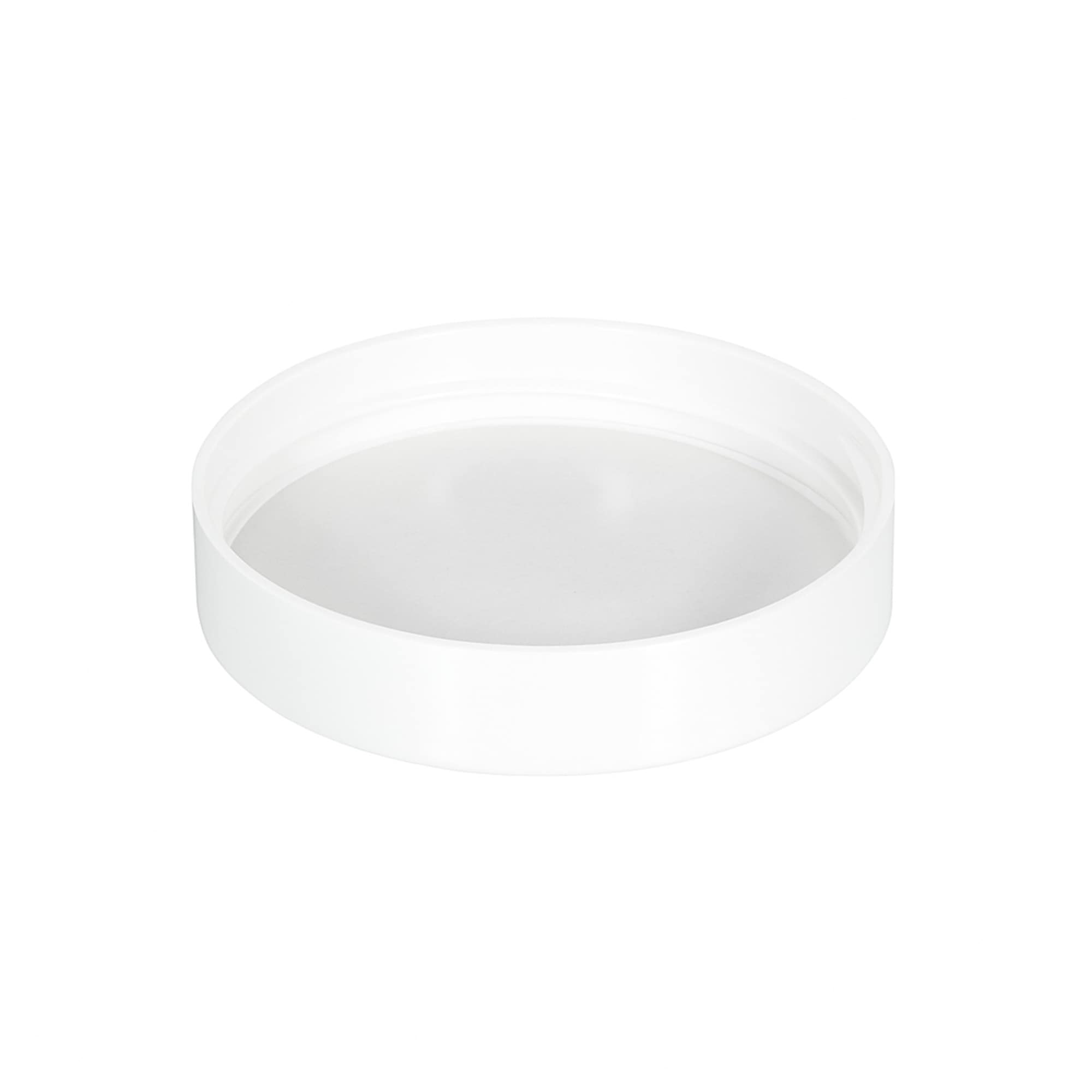 Tampa de rosca para 120 ml 'Brown Line', plástico HPM, branco
