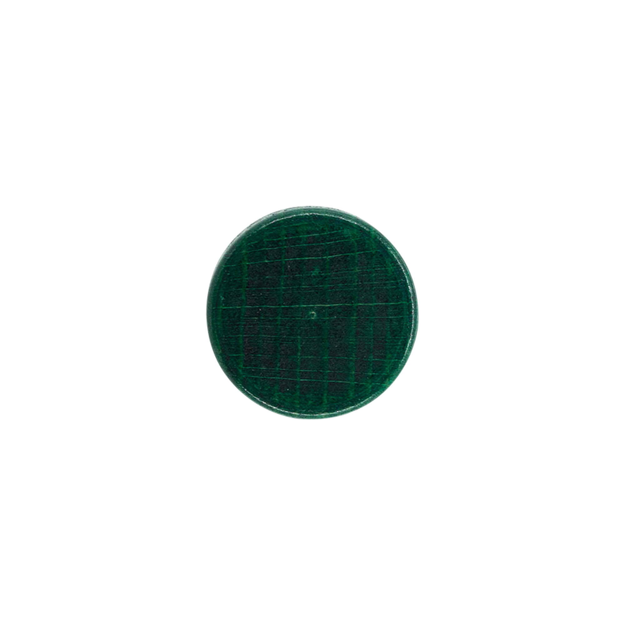 Rolha de aperto 19 mm, madeira/plástico, verde, para boca: cortiça