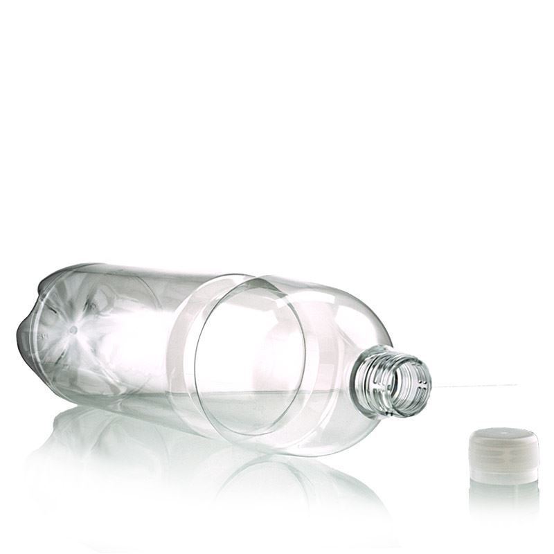1.500 ml Garrafa PET Universal, plástico, bocal: PCO28 1.500 ml Garrafa PET Universal, plástico, bocal: PCO28