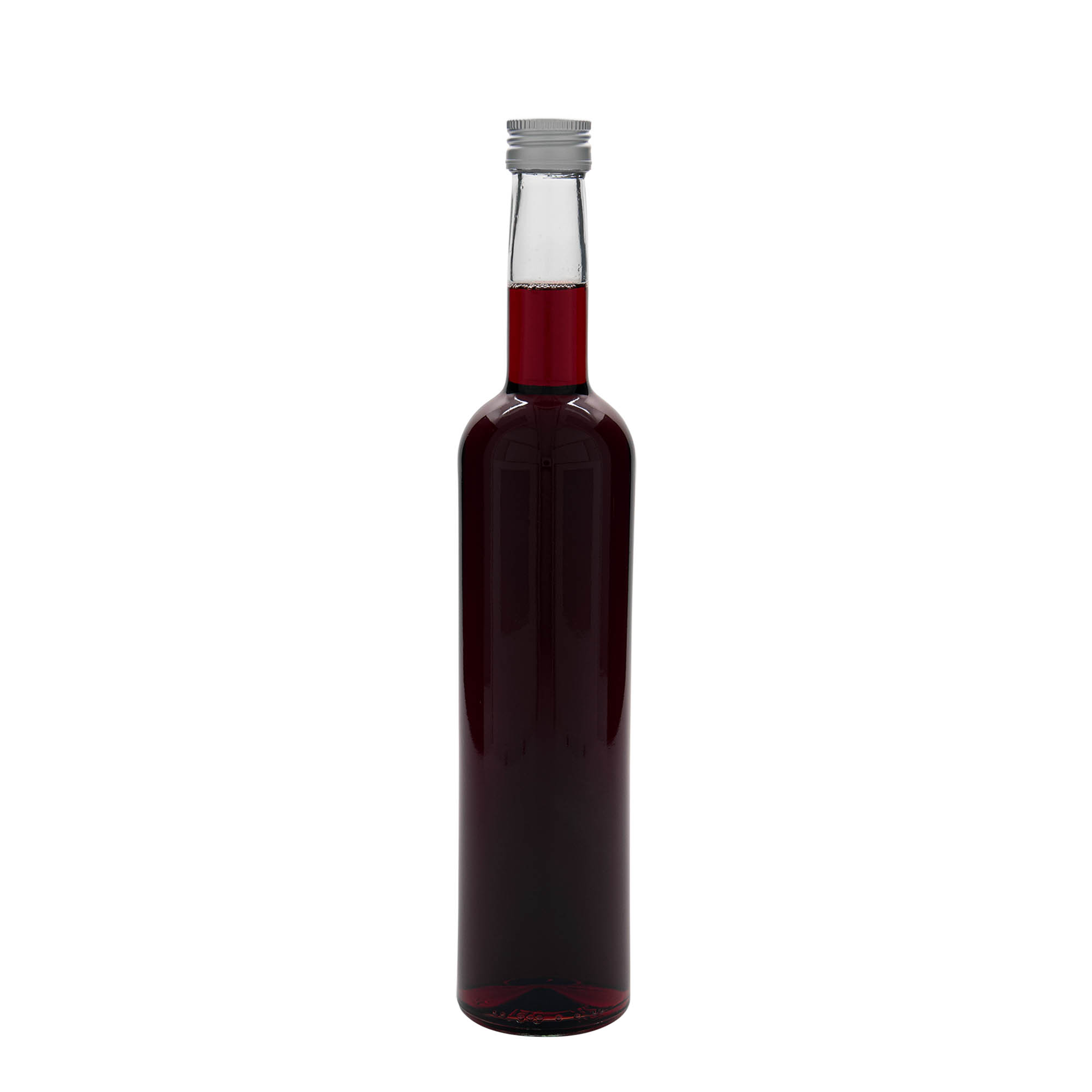 Garrafa de vidro de 500 ml 'Bordeaux', boca: PP 28 Garrafa de vidro de 500 ml 'Bordeaux', boca: PP 28