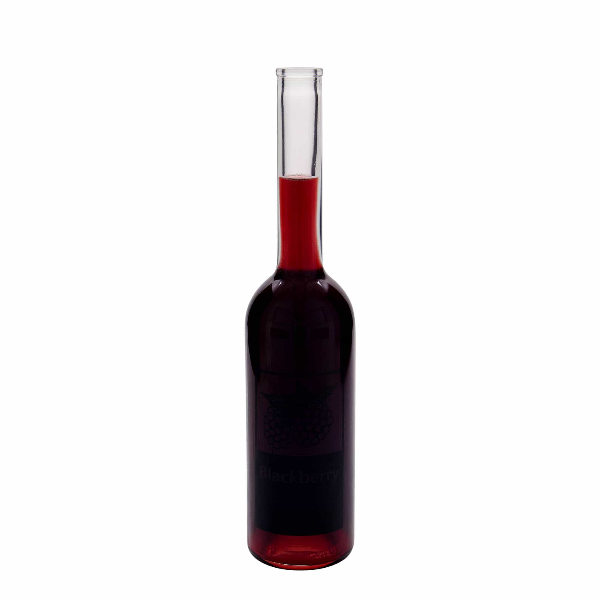 Garrafa de vidro de 500 ml 'Opera', motivo: Amora, bocal: Cortiça