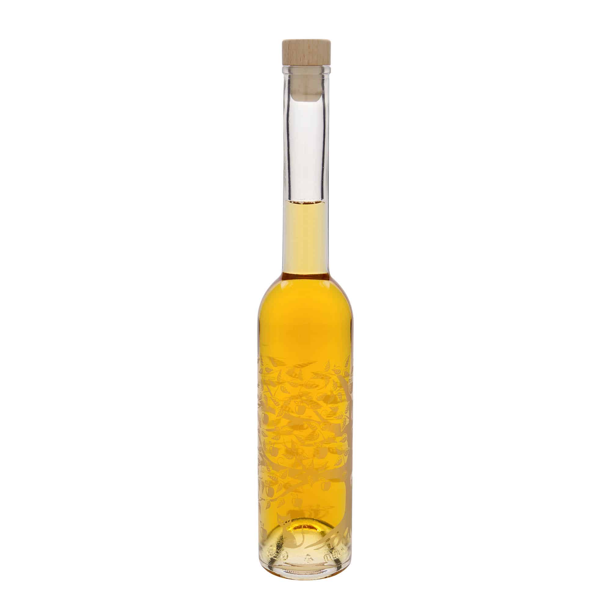 350 ml Garrafa de vidro 'Opera', Motivo: Macieira, boca: Cortiça