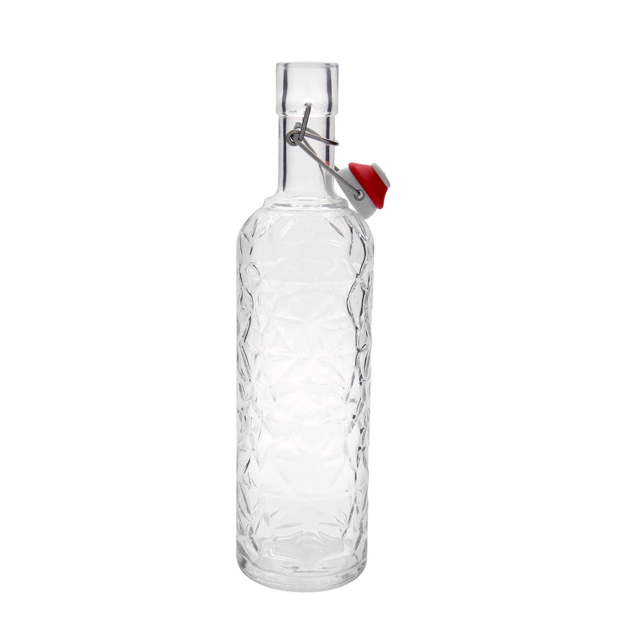 1000 ml Garrafa de vidro 'Oriente', boca: Tampa mecânica 1000 ml Garrafa de vidro 'Oriente', boca: Tampa mecânica