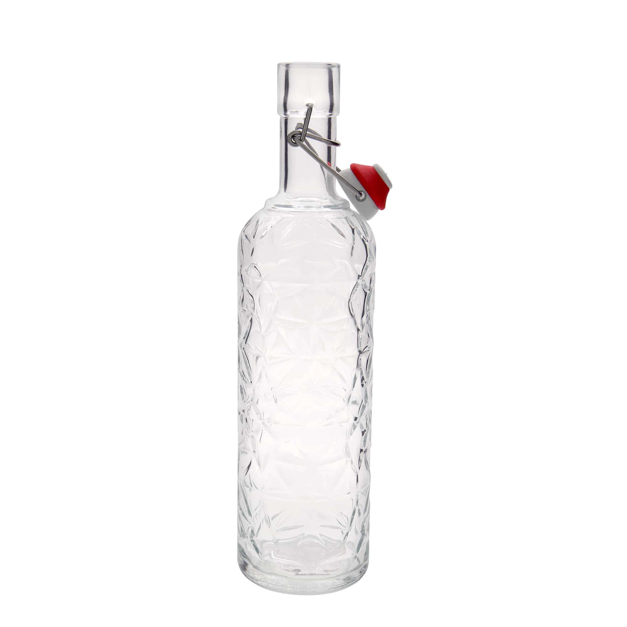 Garrafa de vidro 1.000 ml 'Oriente', Boca: Fecho de mola
