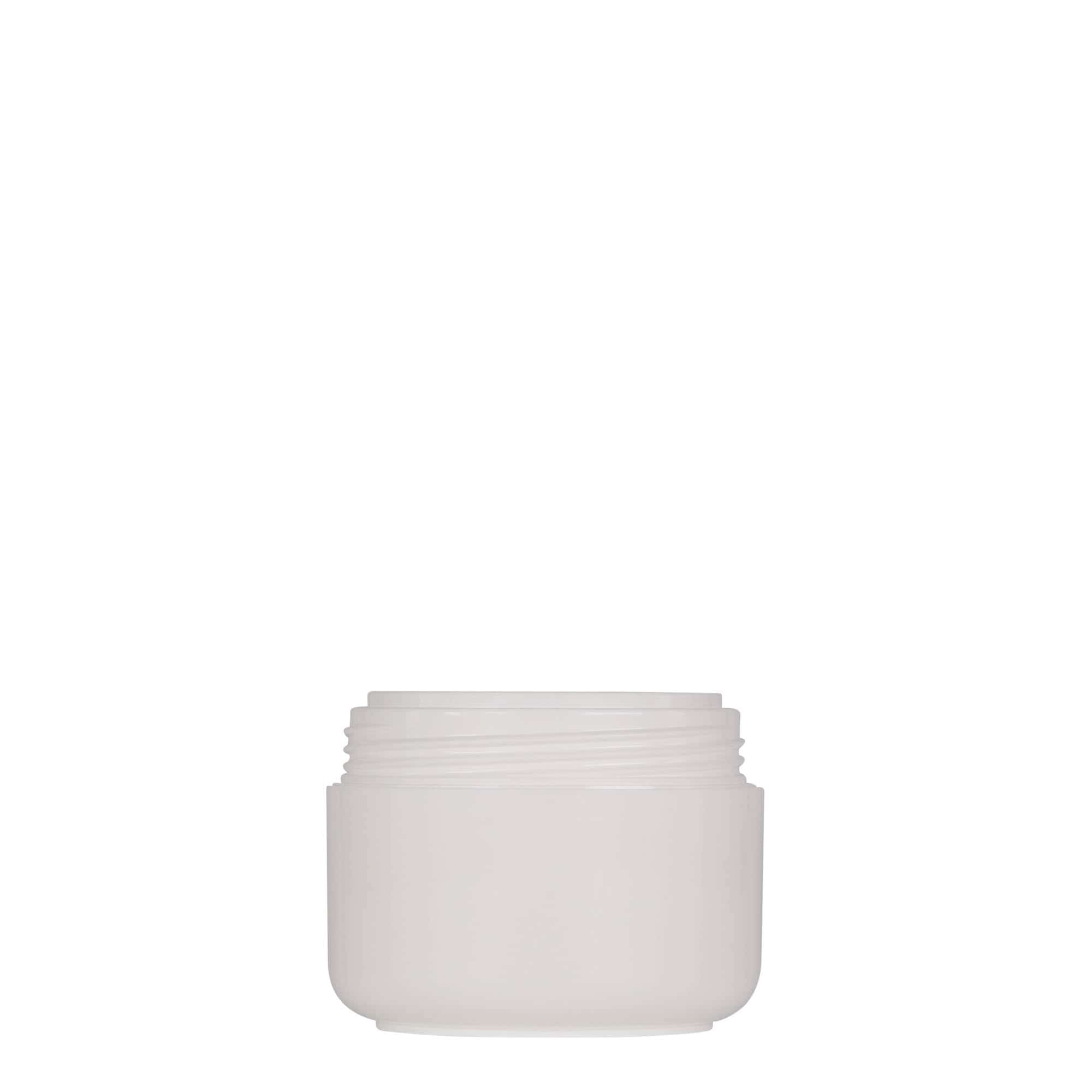 50 ml frasco de plástico 'Bianca', PP, branco, abertura: tampa de rosca