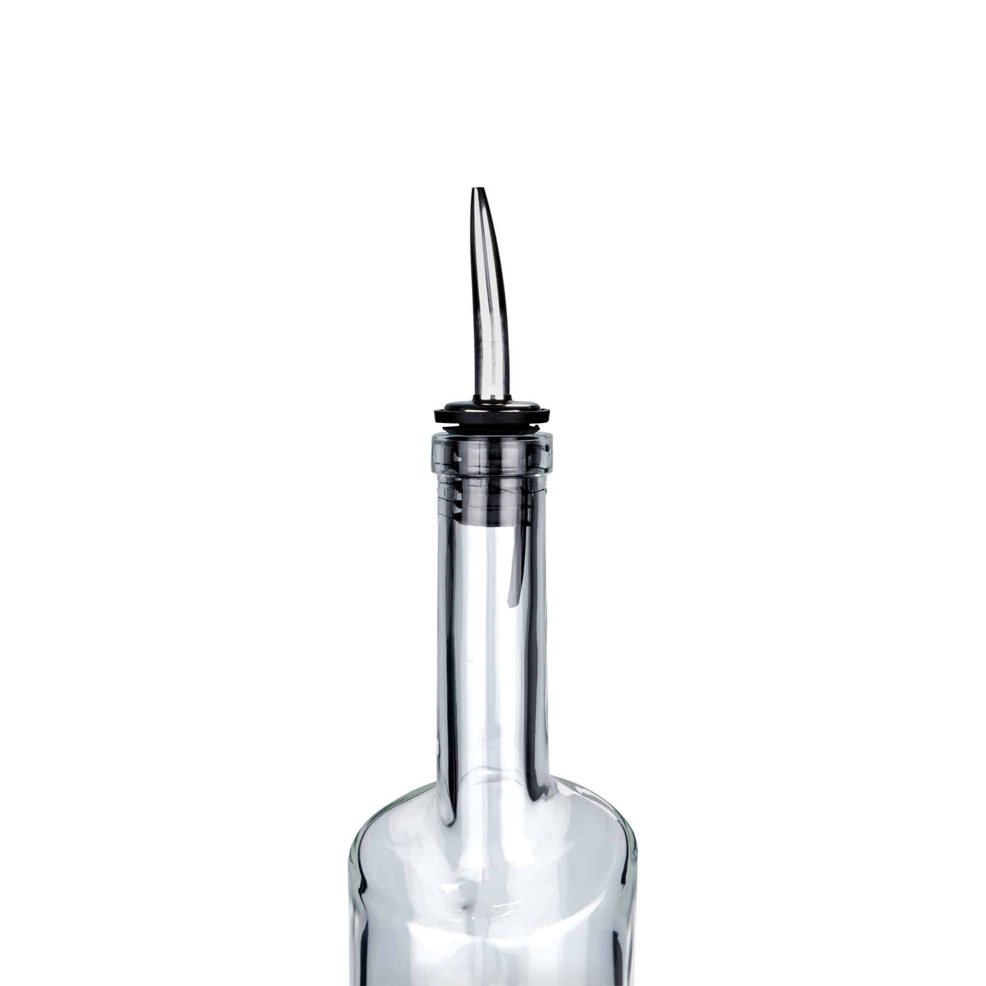 Vertedor de garrafas inox gola de veludo, aço inox, prateado