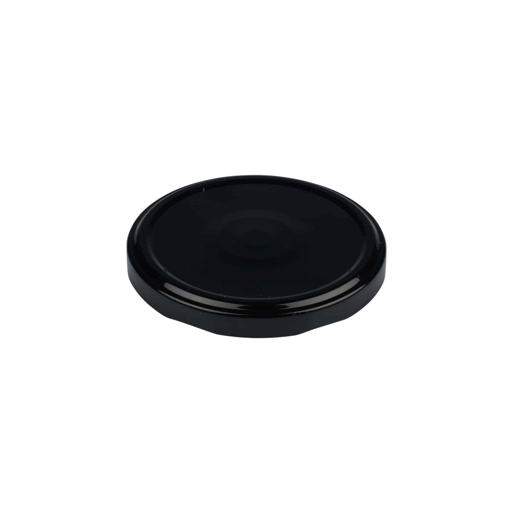 Tampa Twist-Off, folha de flandres, preto, para boca: TO 82