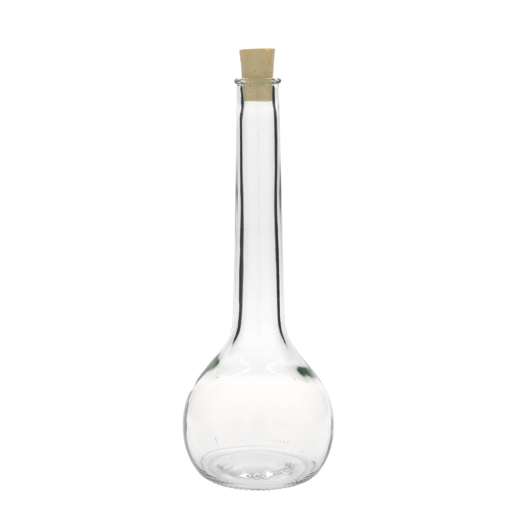 Garrafa de vidro de 500 ml 'Tulipano', boca: cortiça Garrafa de vidro de 500 ml 'Tulipano', boca: cortiça
