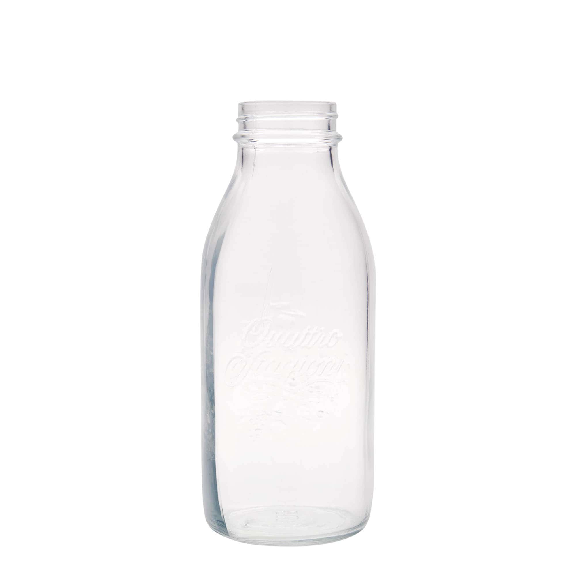 Garrafa de vidro de 1.000 ml 'Quattro Stagioni', Boca: Tampa de rosca