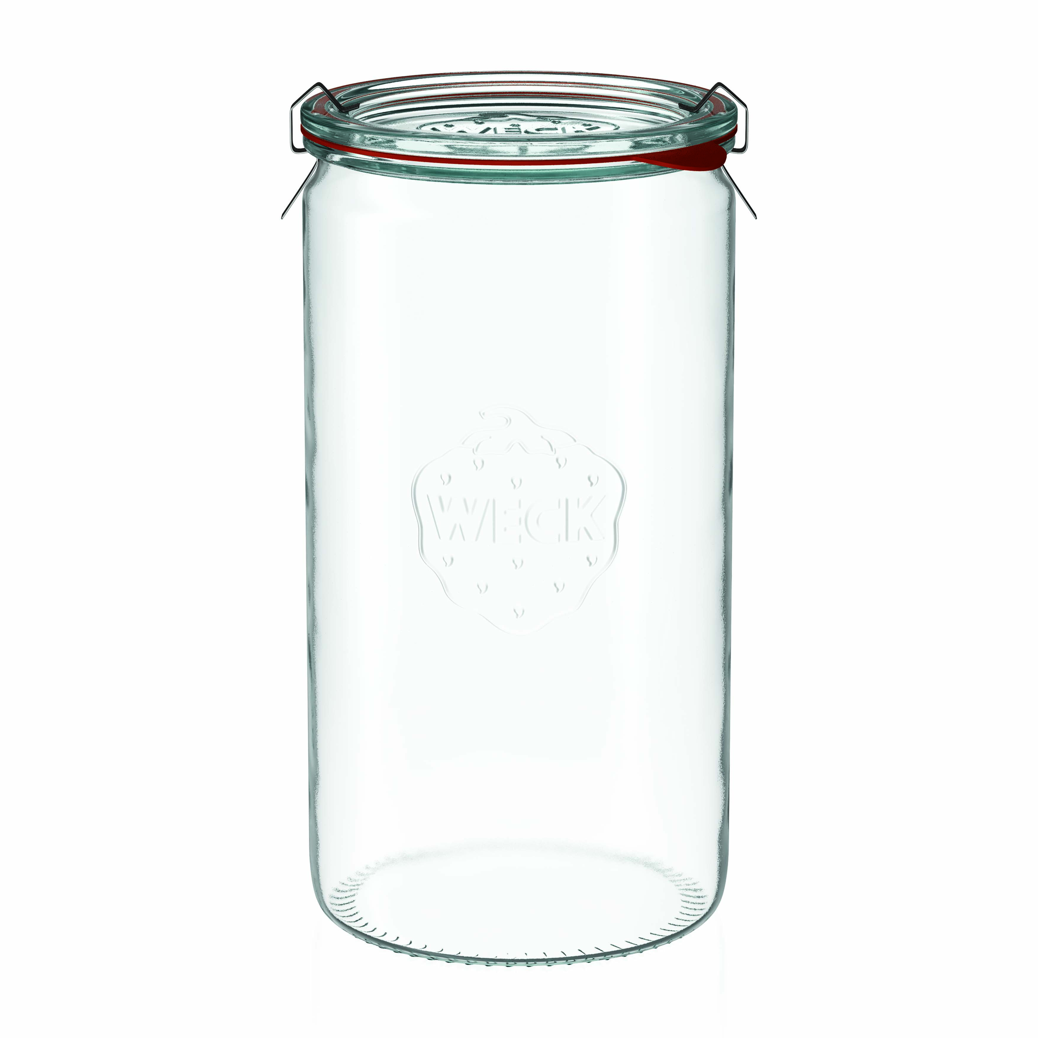 1.575 ml frasco cilíndrico WECK, boca: borda redonda 1.575 ml frasco cilíndrico WECK, boca: borda redonda