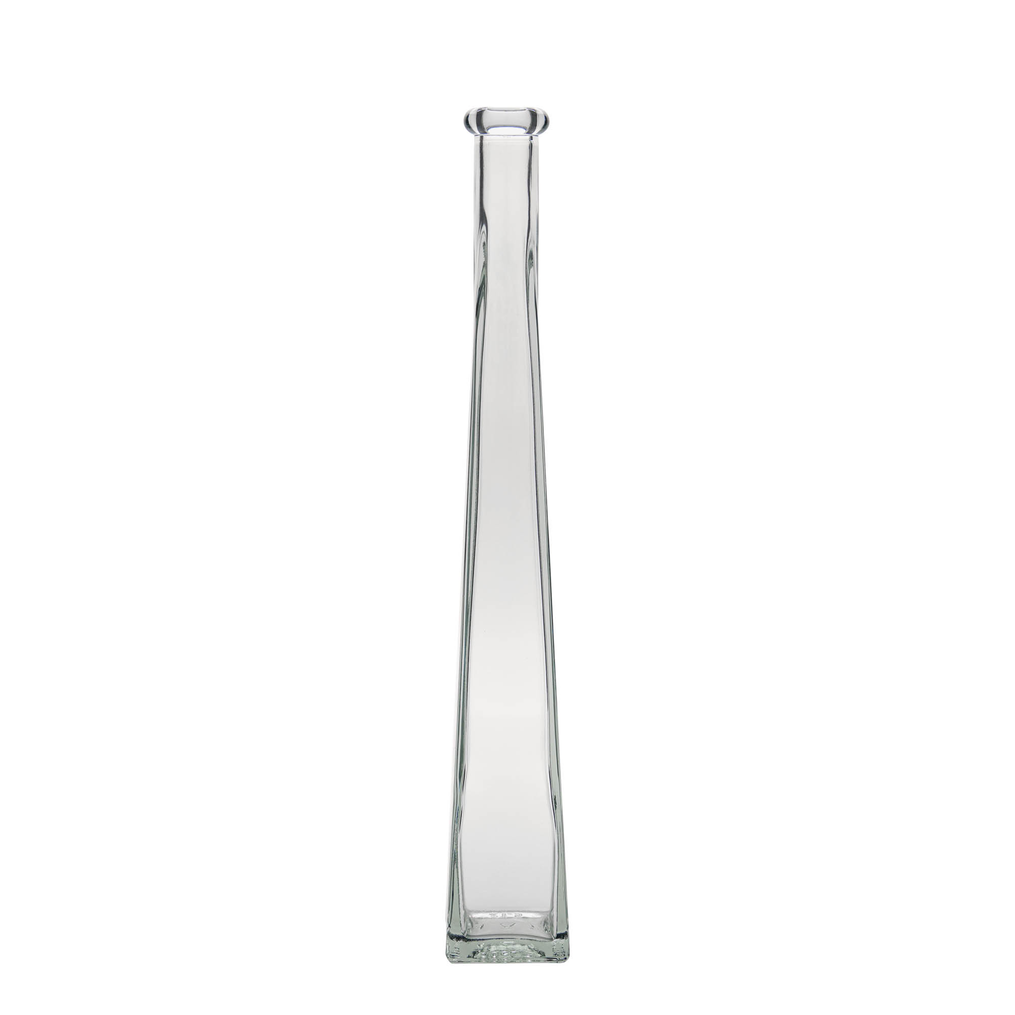 Garrafa de vidro de 200 ml 'Dama Quadrato', quadrada, bocal: cortiça Garrafa de vidro de 200 ml 'Dama Quadrato', quadrada, bocal: cortiça