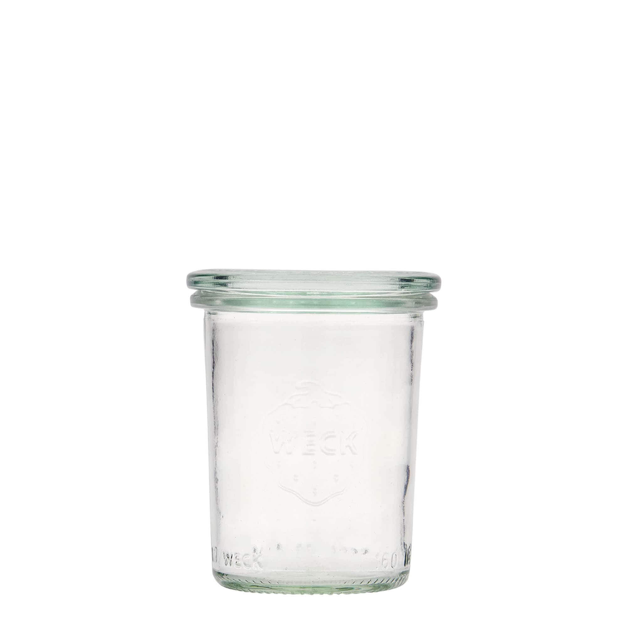 160 ml frasco WECK invertido, boca: borda redonda