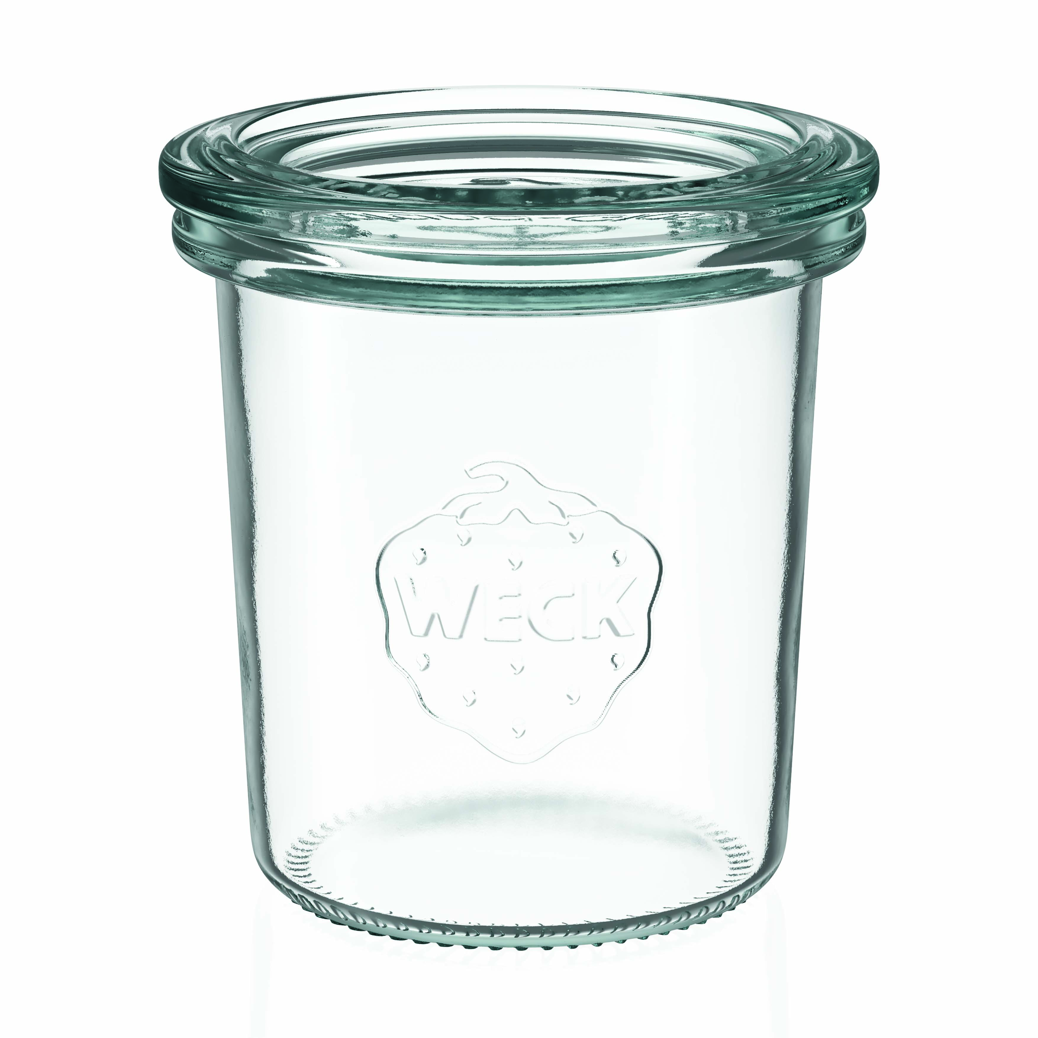 160 ml frasco WECK invertido, boca: borda redonda 160 ml frasco WECK invertido, boca: borda redonda