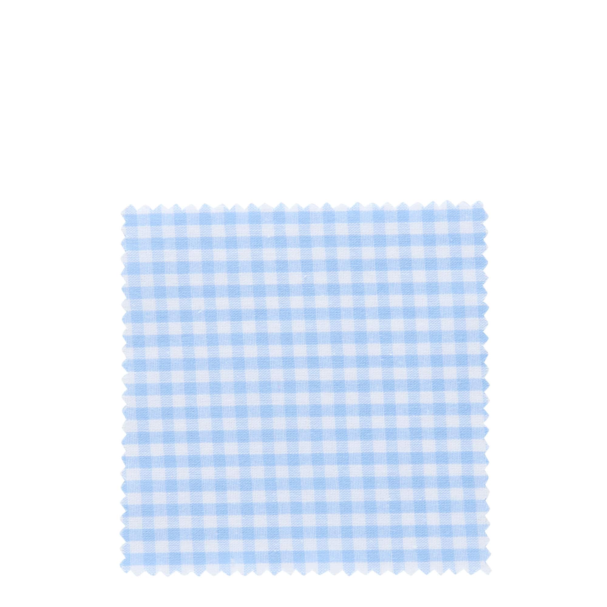 Guardanapo de tecido quadriculado 12x12, quadrado, têxtil, azul claro, boca: TO38-TO53