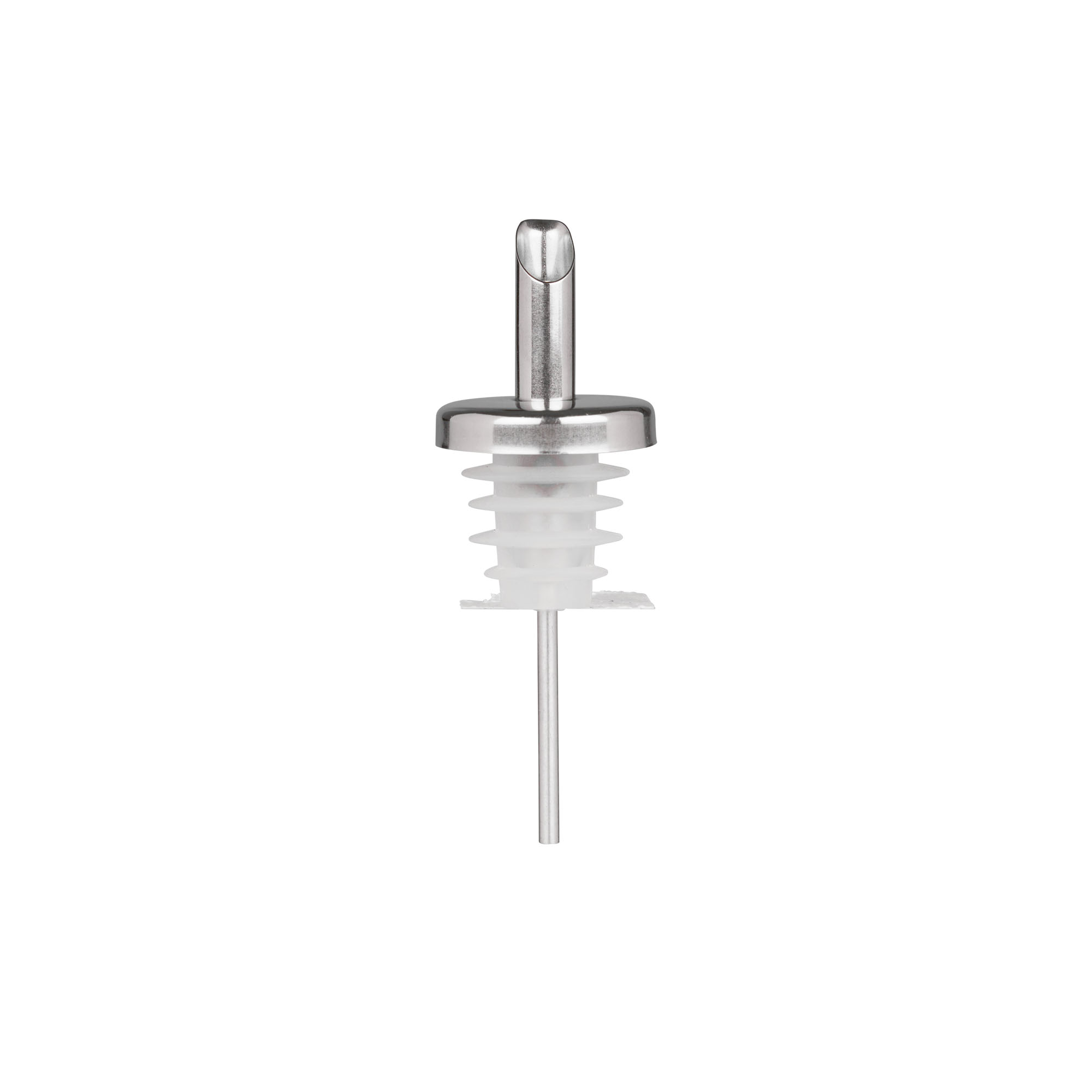Bico vertedor Inox para óleo, aço inoxidável, prateado