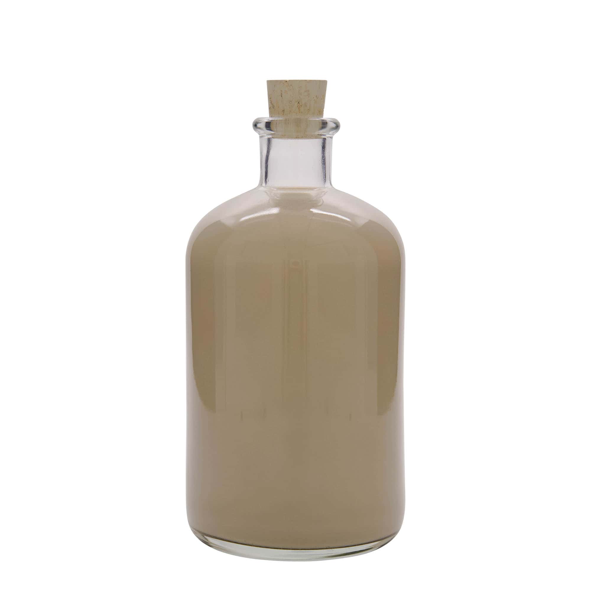 1000 ml Garrafa de vidro farmacêutica, boca: Cortiça