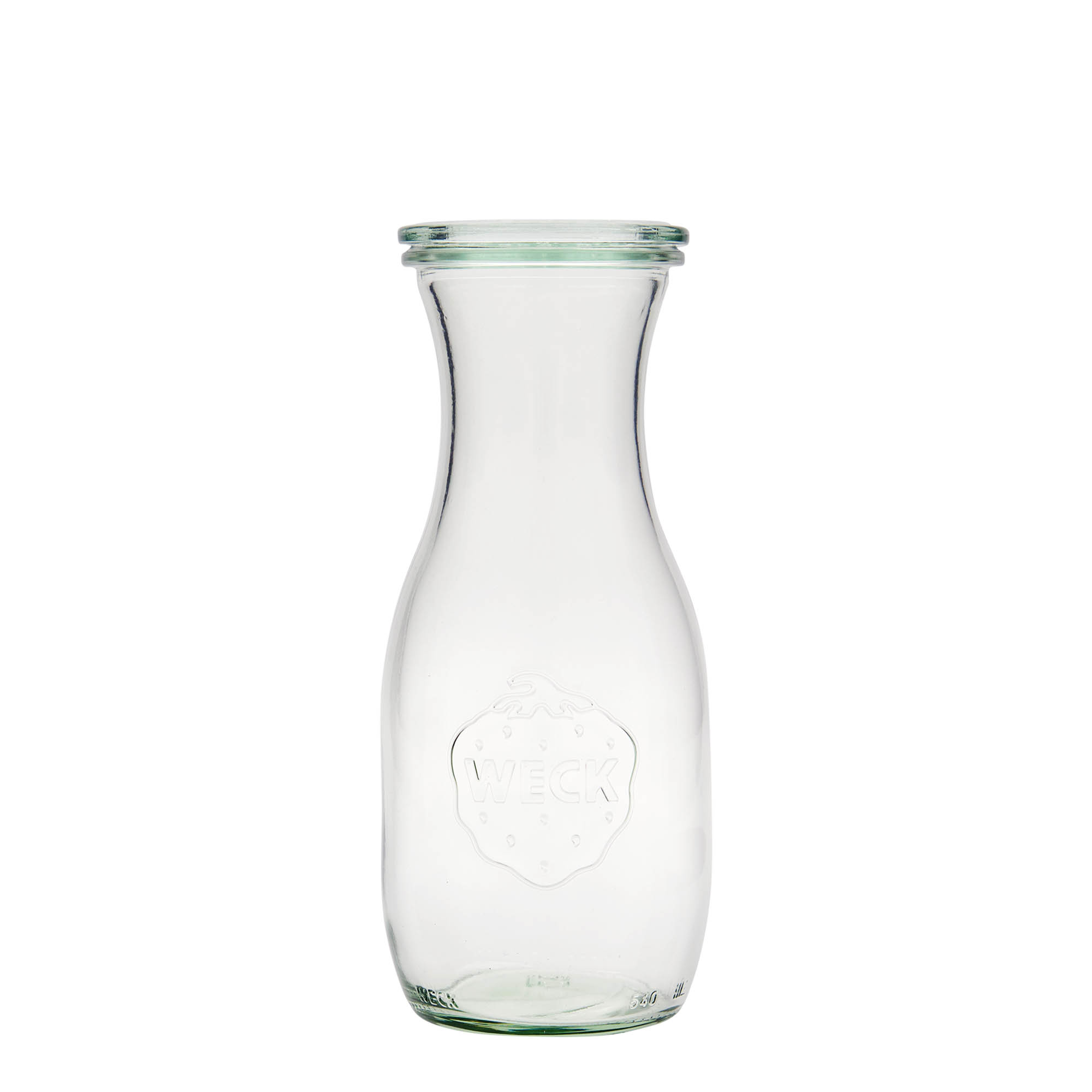 Garrafa de sumo WECK 500 ml, Boca: Borda redonda Garrafa de sumo WECK 500 ml, Boca: Borda redonda