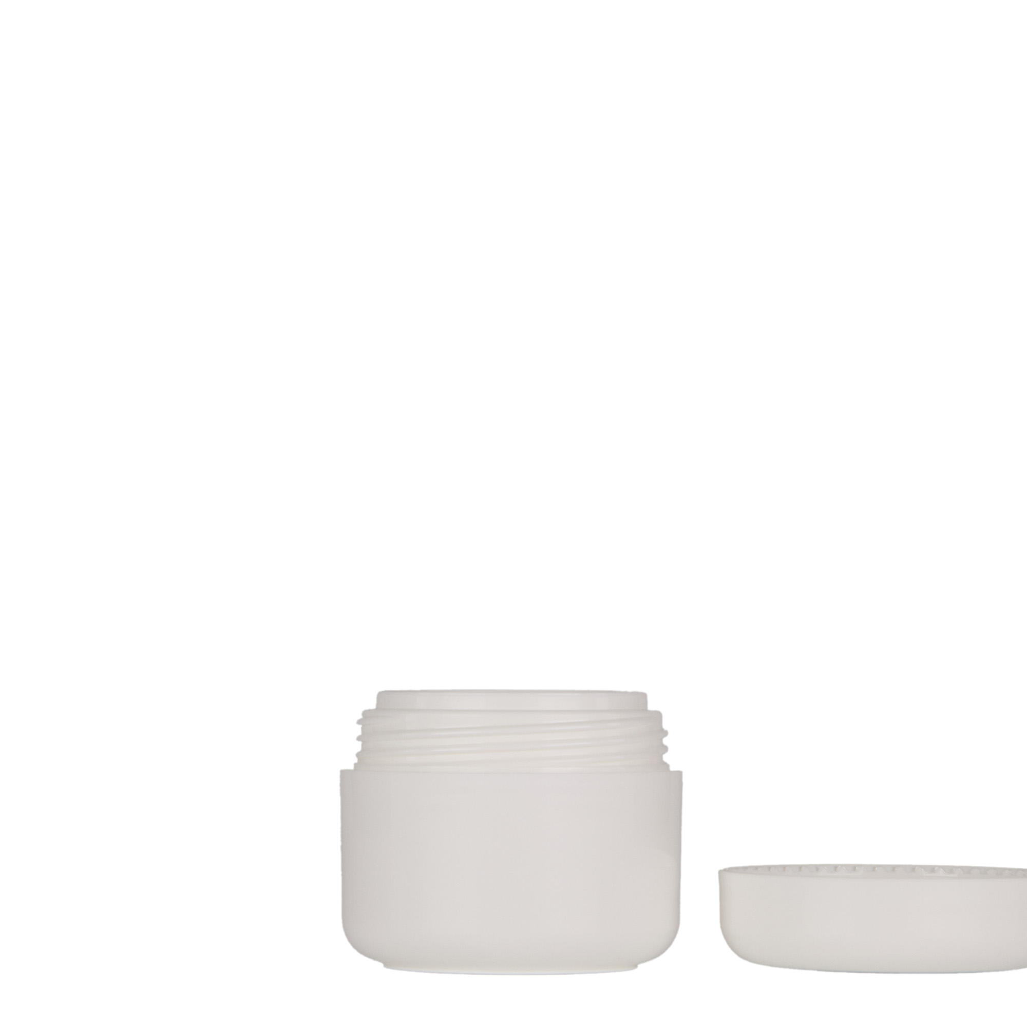 15 ml frasco de plástico 'Bianca', PP, branco, boca: tampa de rosca