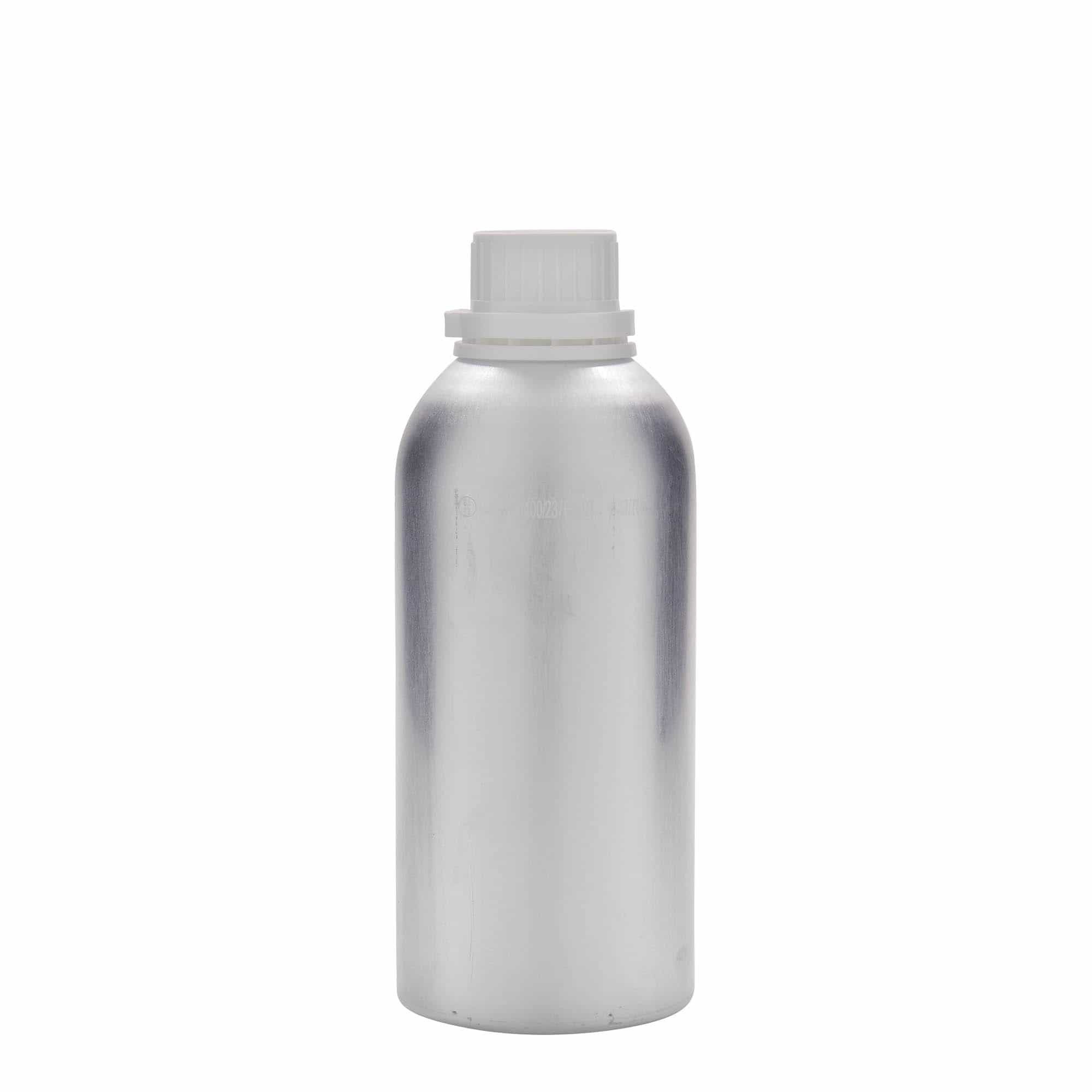 625 ml Garrafa em alumínio, metal, prateado, boca: DIN 32