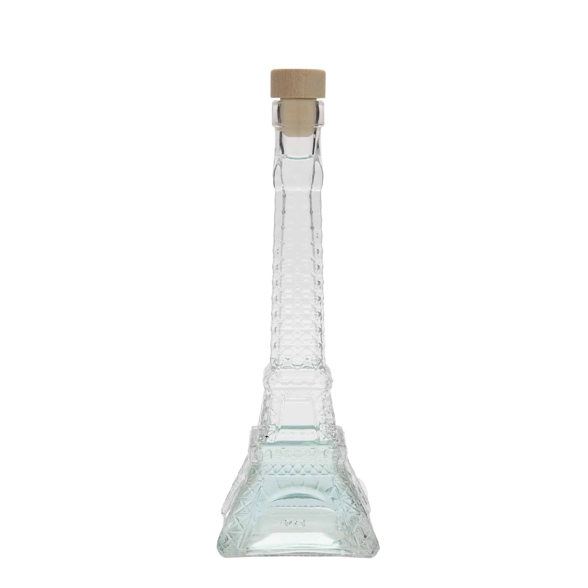 200 ml Garrafa de vidro 'Torre Eiffel', boca: Cortiça