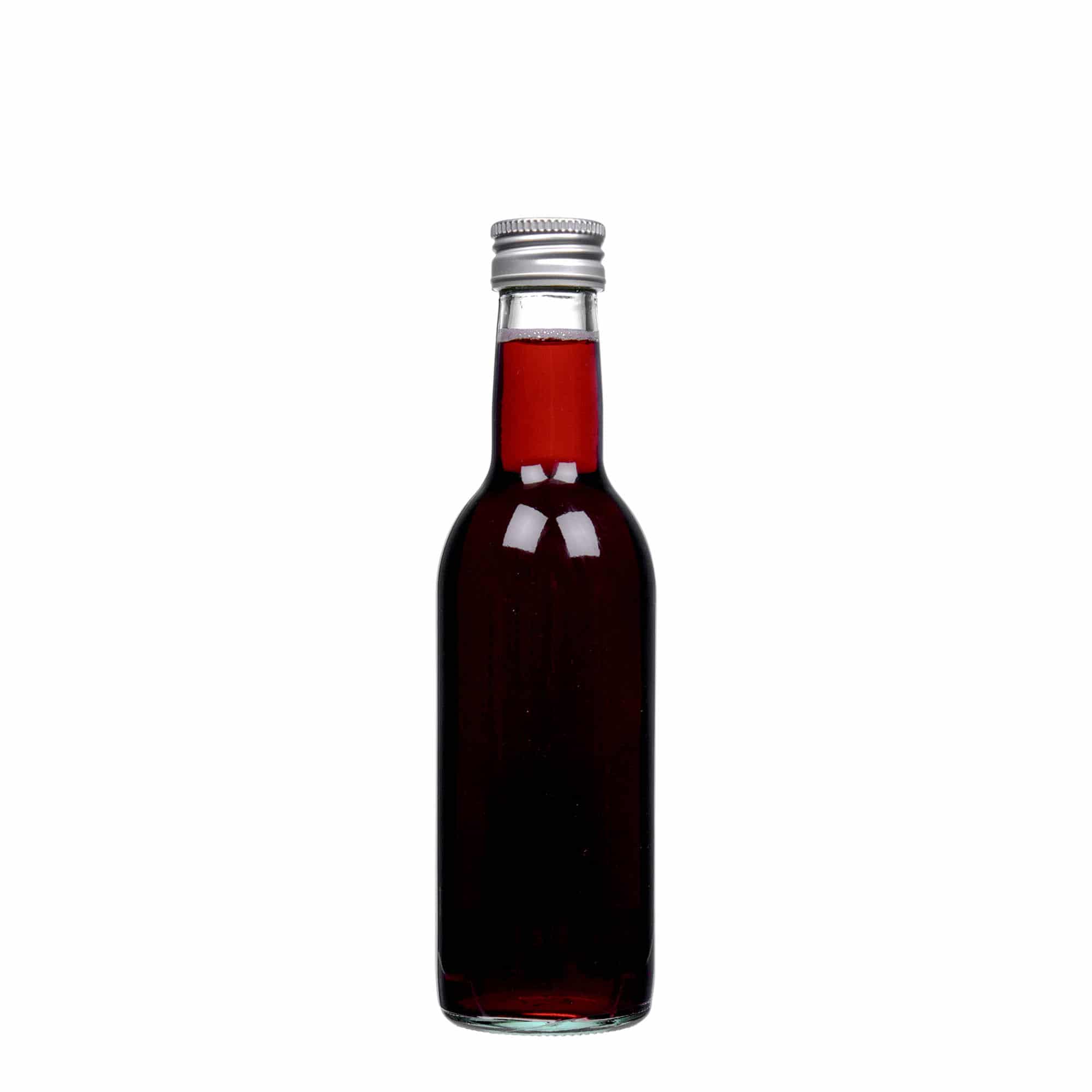 250 ml Garrafa de vidro 'Bordeaux', boca: PP 28