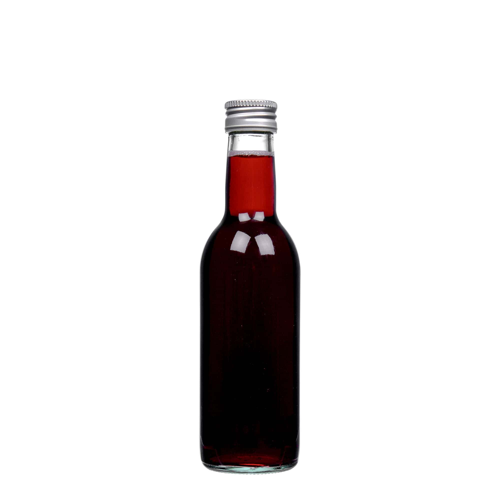 Garrafa de vidro de 250 ml 'Bordeaux', Boca: PP 28