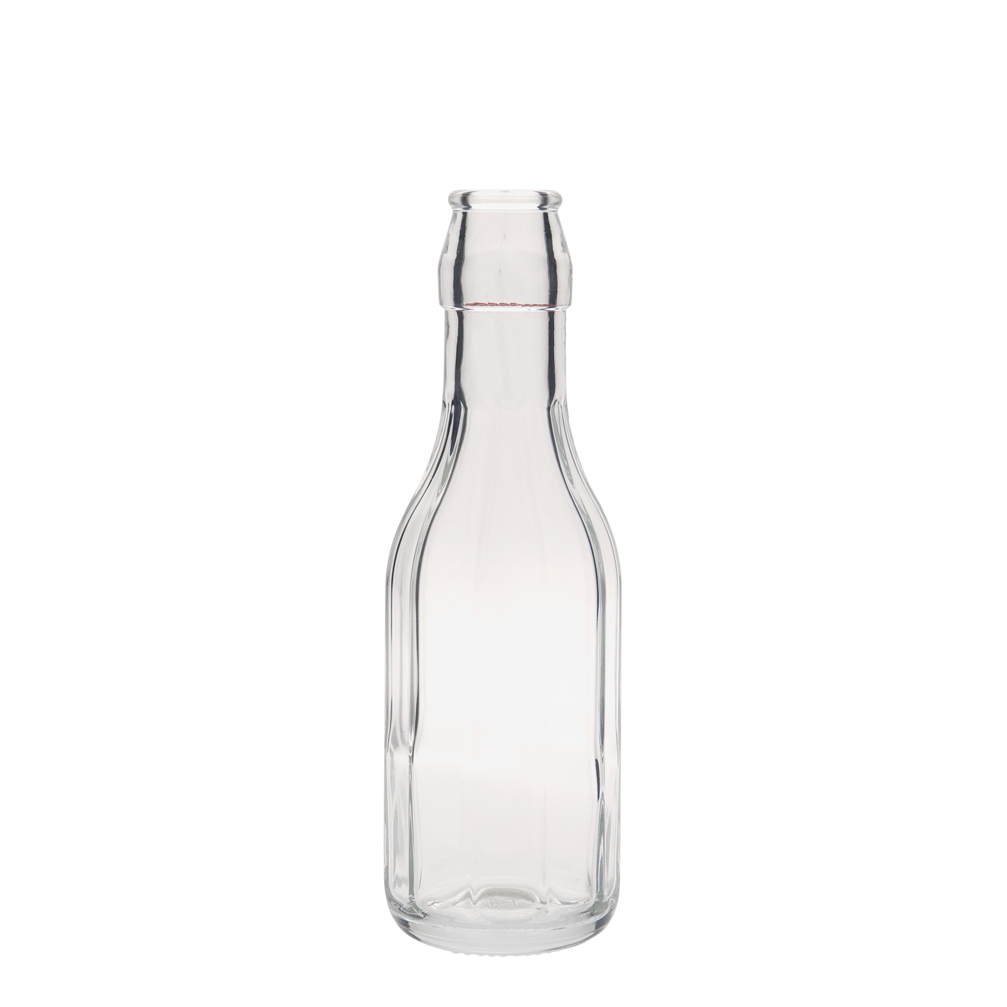 Frasco de vidro de 250 ml 'Bravo', decagonal, boca: fecho de mola Frasco de vidro de 250 ml 'Bravo', decagonal, boca: fecho de mola