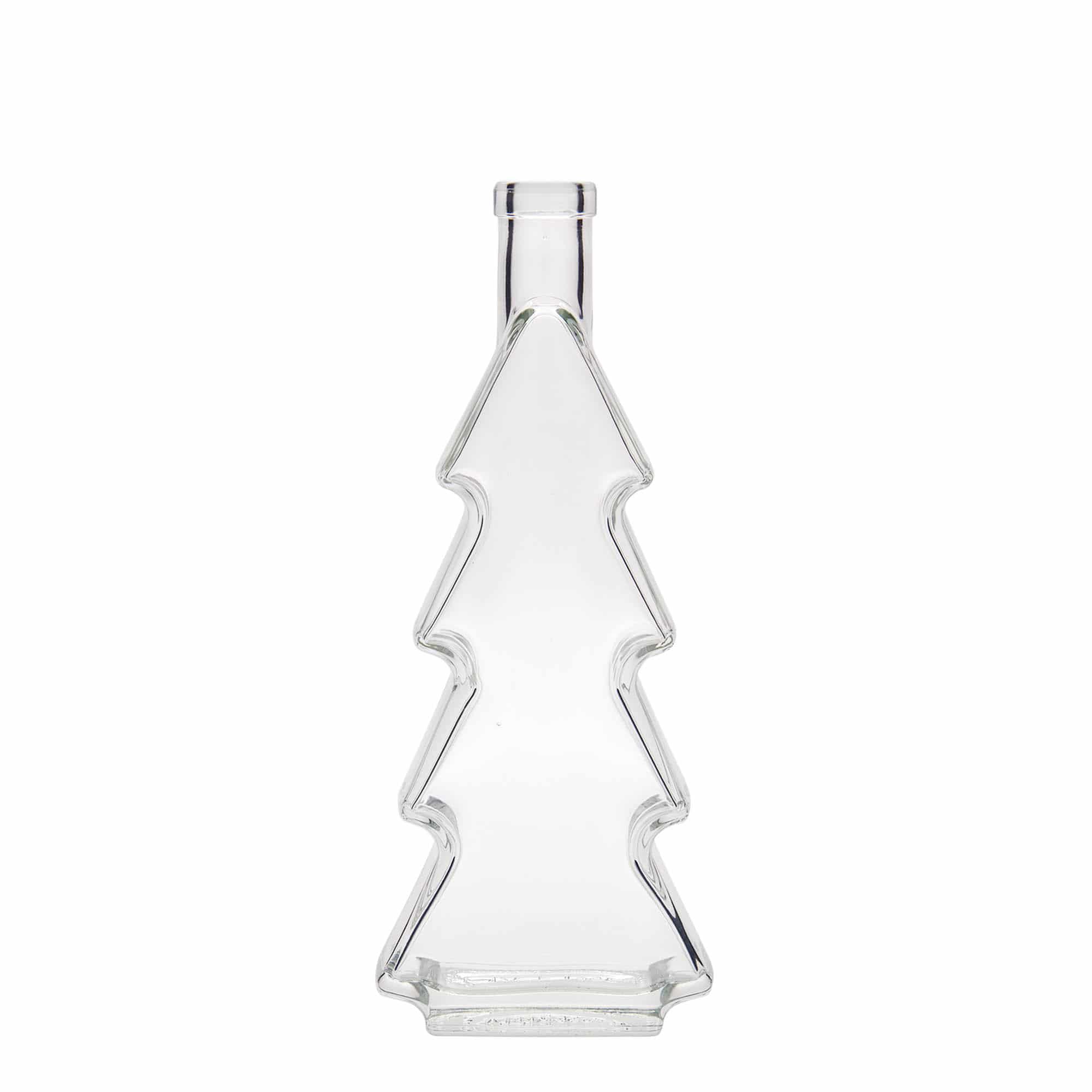 350 ml Garrafa de vidro 'Árvore de Natal', boca: Cortiça 350 ml Garrafa de vidro 'Árvore de Natal', boca: Cortiça