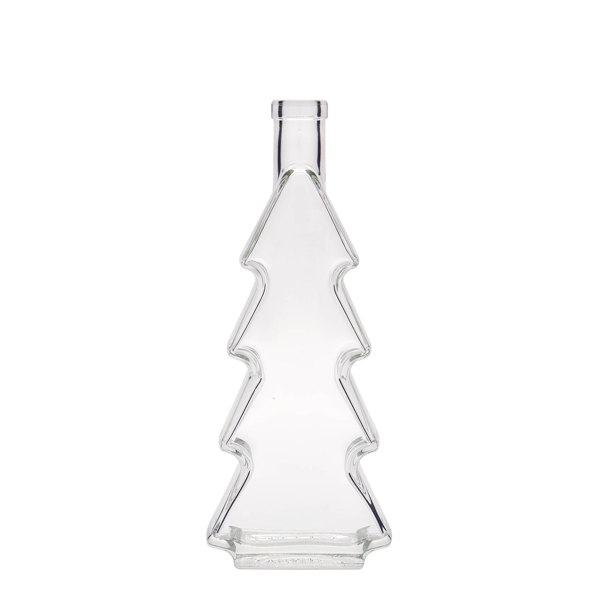 Garrafa de vidro de 350 ml 'Árvore de Natal', boca: cortiça Garrafa de vidro de 350 ml 'Árvore de Natal', boca: cortiça
