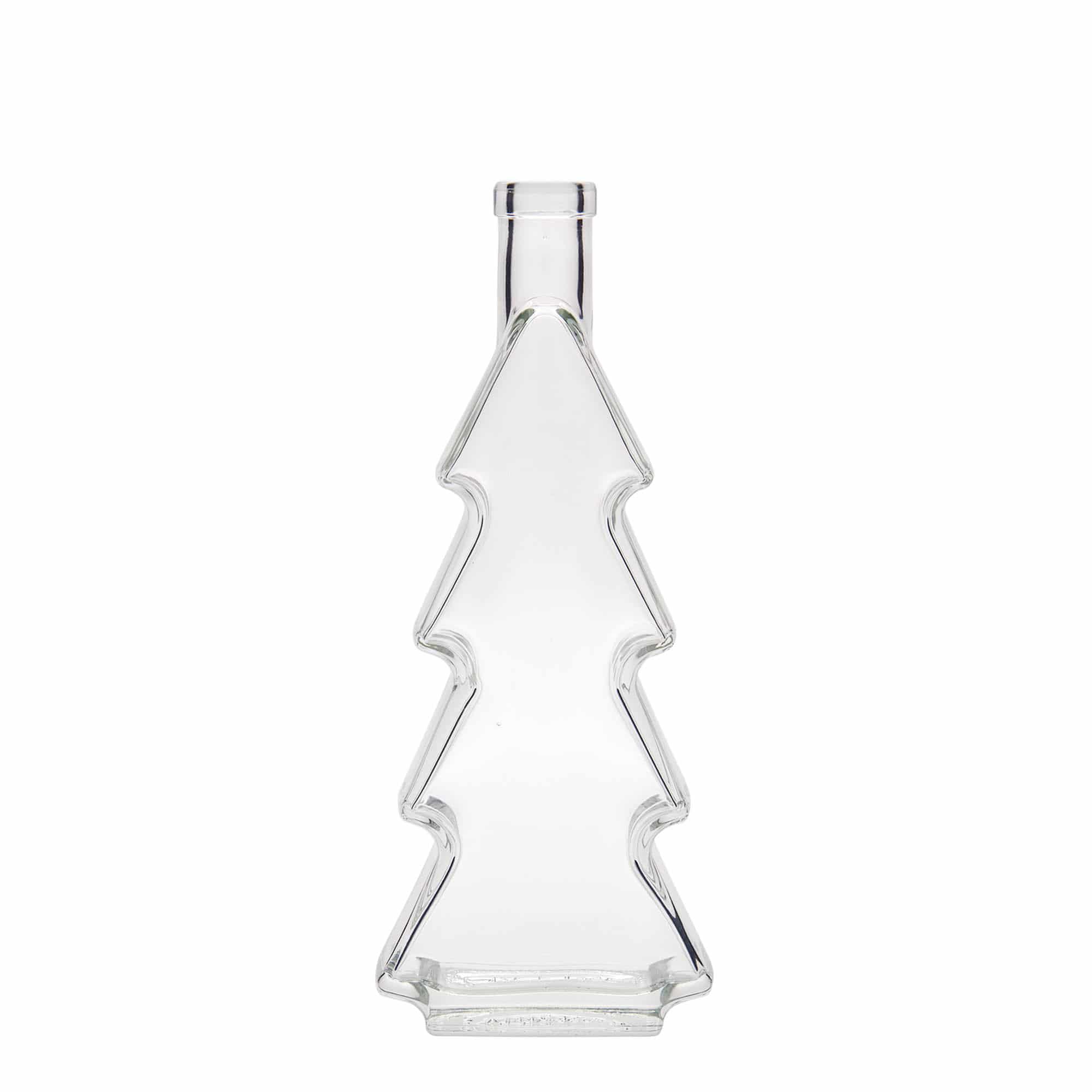 Garrafa de vidro de 350 ml 'Árvore de Natal', boca: cortiça