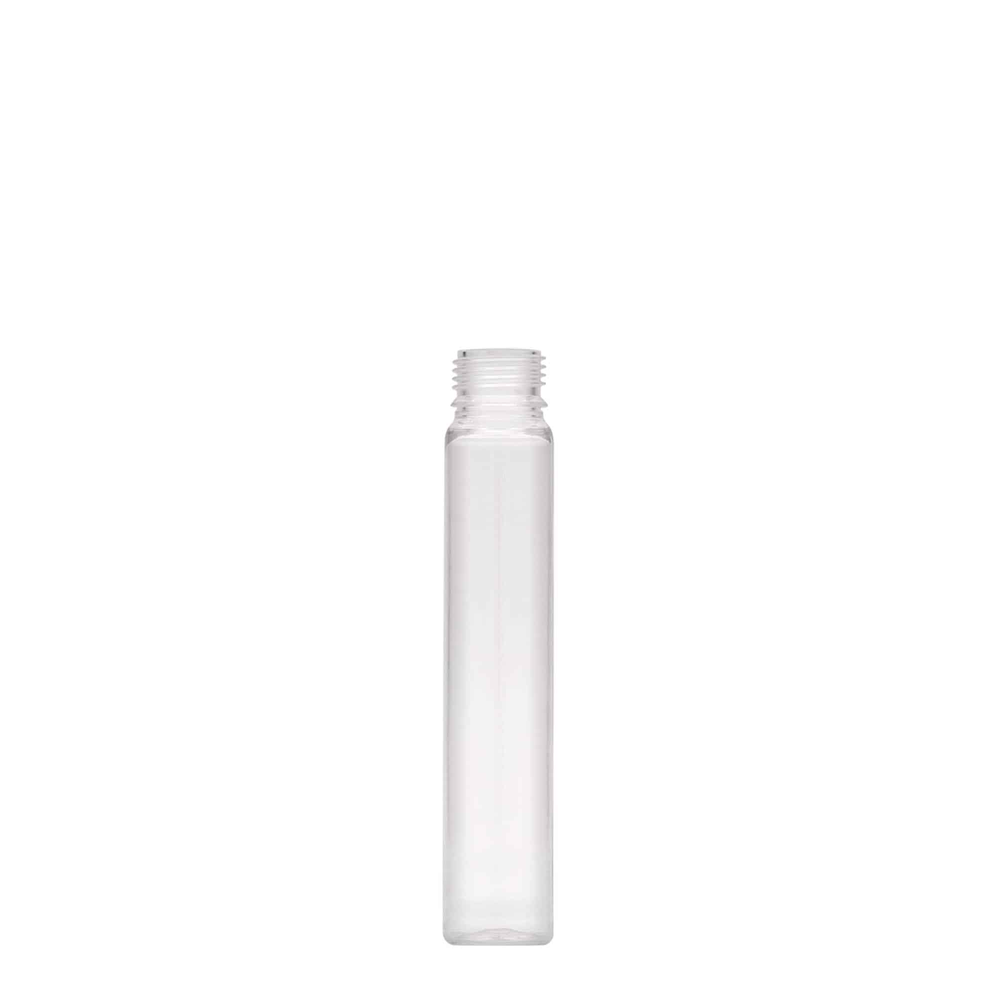 25 ml tubo PET, plástico, abertura: tampa de rosca