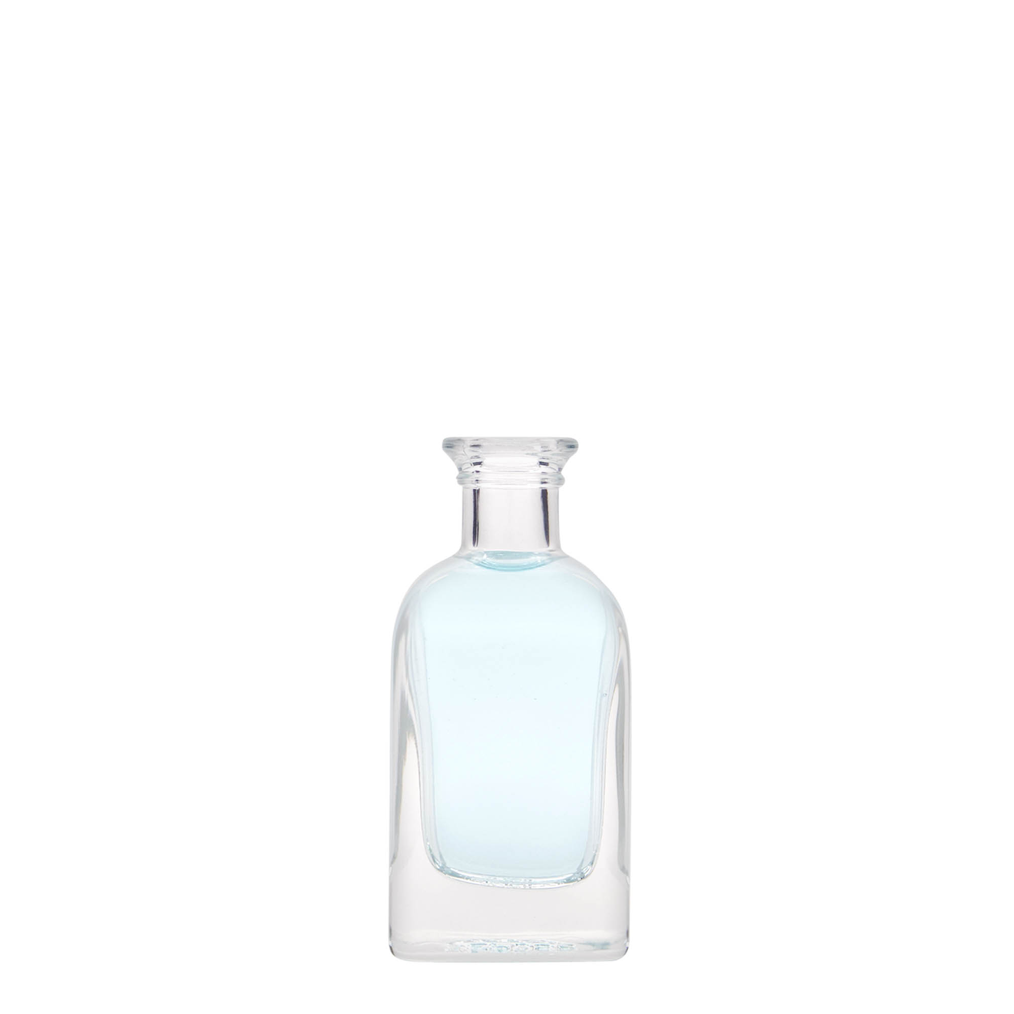 Frasco de vidro de 40 ml Apotheker Carré, quadrado, gargalo: cortiça