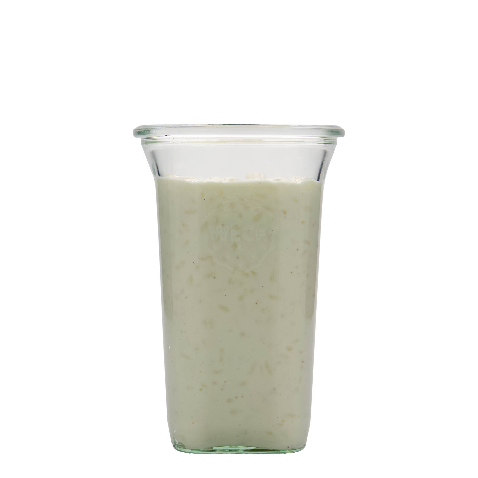 795 ml WECK Quadroglas, quadrado, Abertura: Borda redonda 795 ml WECK Quadroglas, quadrado, Abertura: Borda redonda