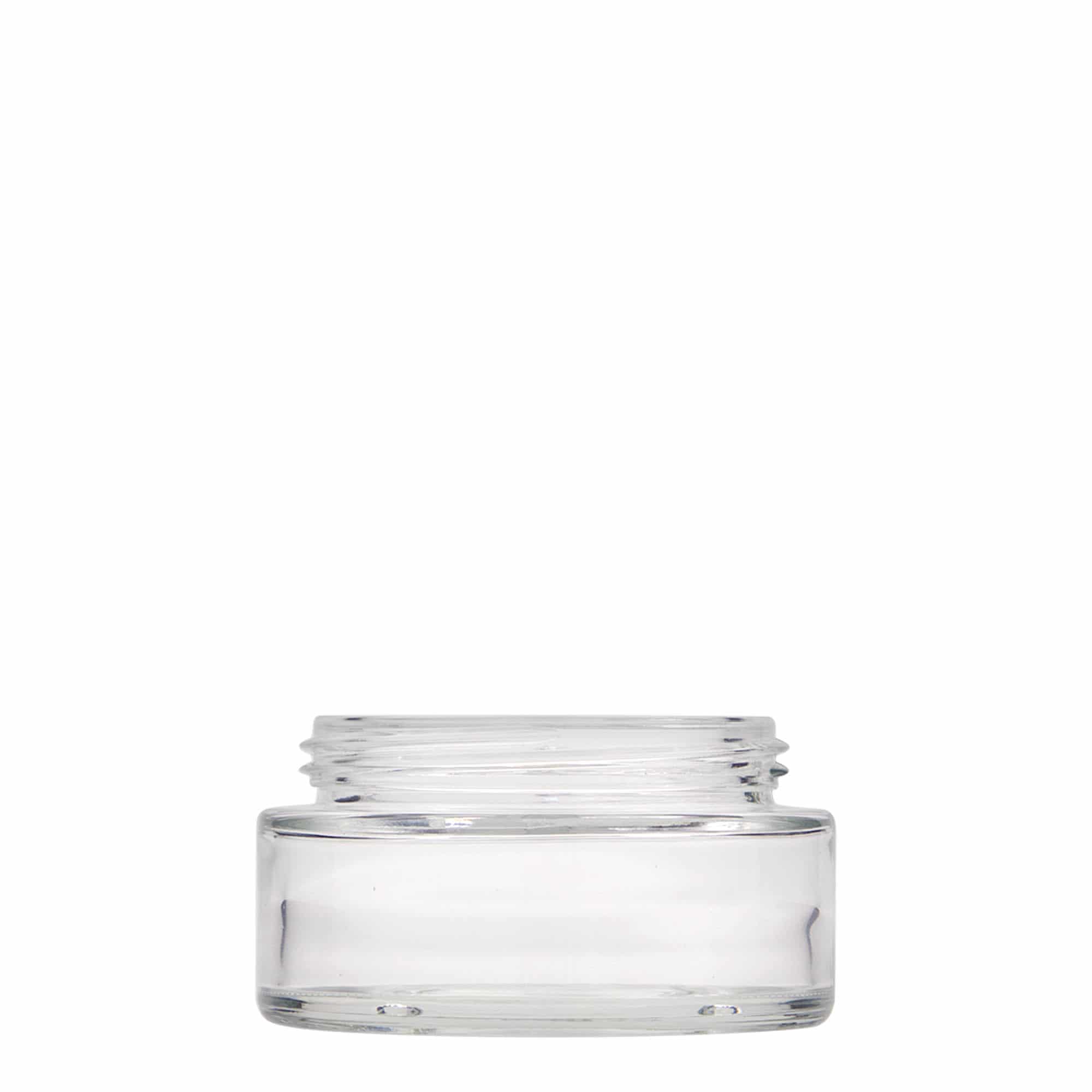 Pote de 100 ml 'Clear Edition', vidro, abertura: tampa de rosca