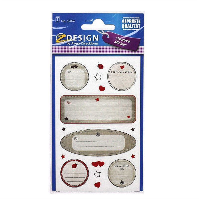 Etiquetas Zweckform 'Para:', papel, multicolor