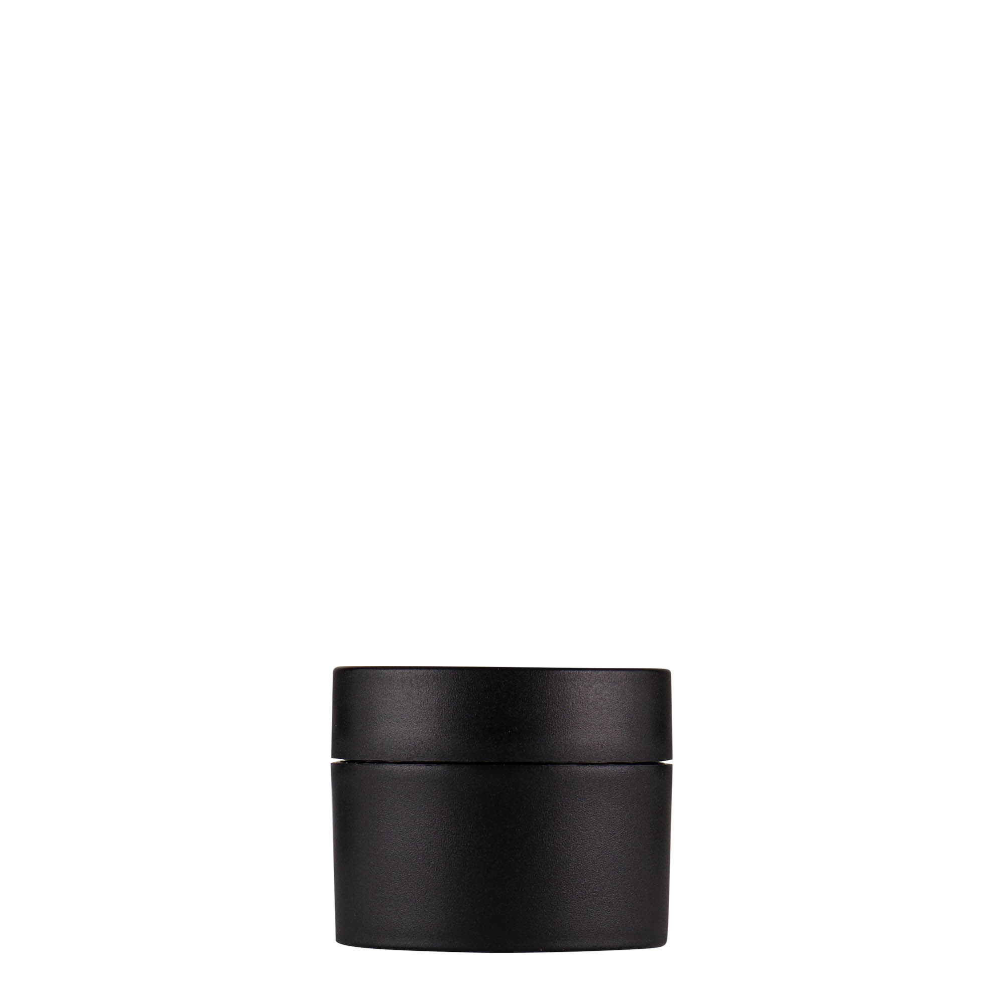 15 ml frasco de plástico 'Antonella', PP, preto, boca: tampa de rosca