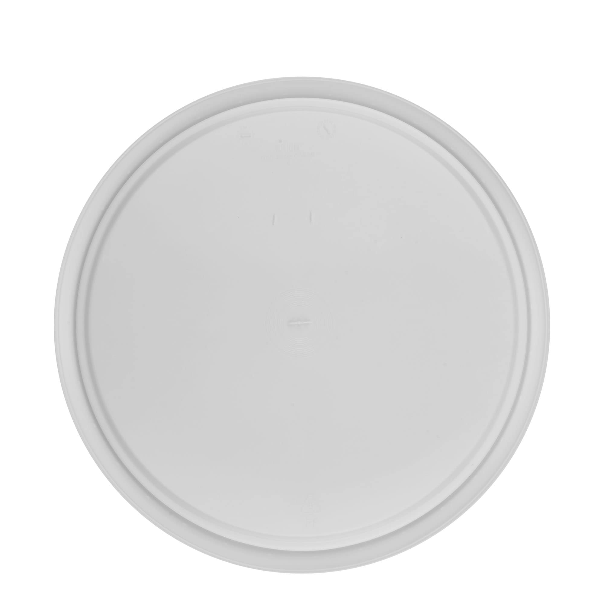 Tampa para baldes 30 l, plástico PP, branco