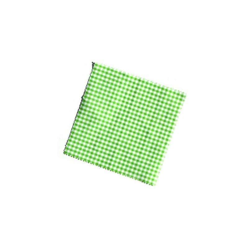 Tampas de tecido xadrez 12x12, quadrado, têxtil, verde lima, boca: TO38-TO53 Tampas de tecido xadrez 12x12, quadrado, têxtil, verde lima, boca: TO38-TO53