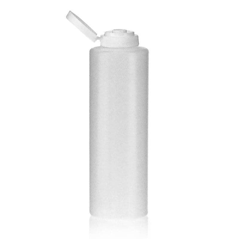 500 ml Frasco para molhos, plástico PEBD, natural, boca: GPI 38/400
