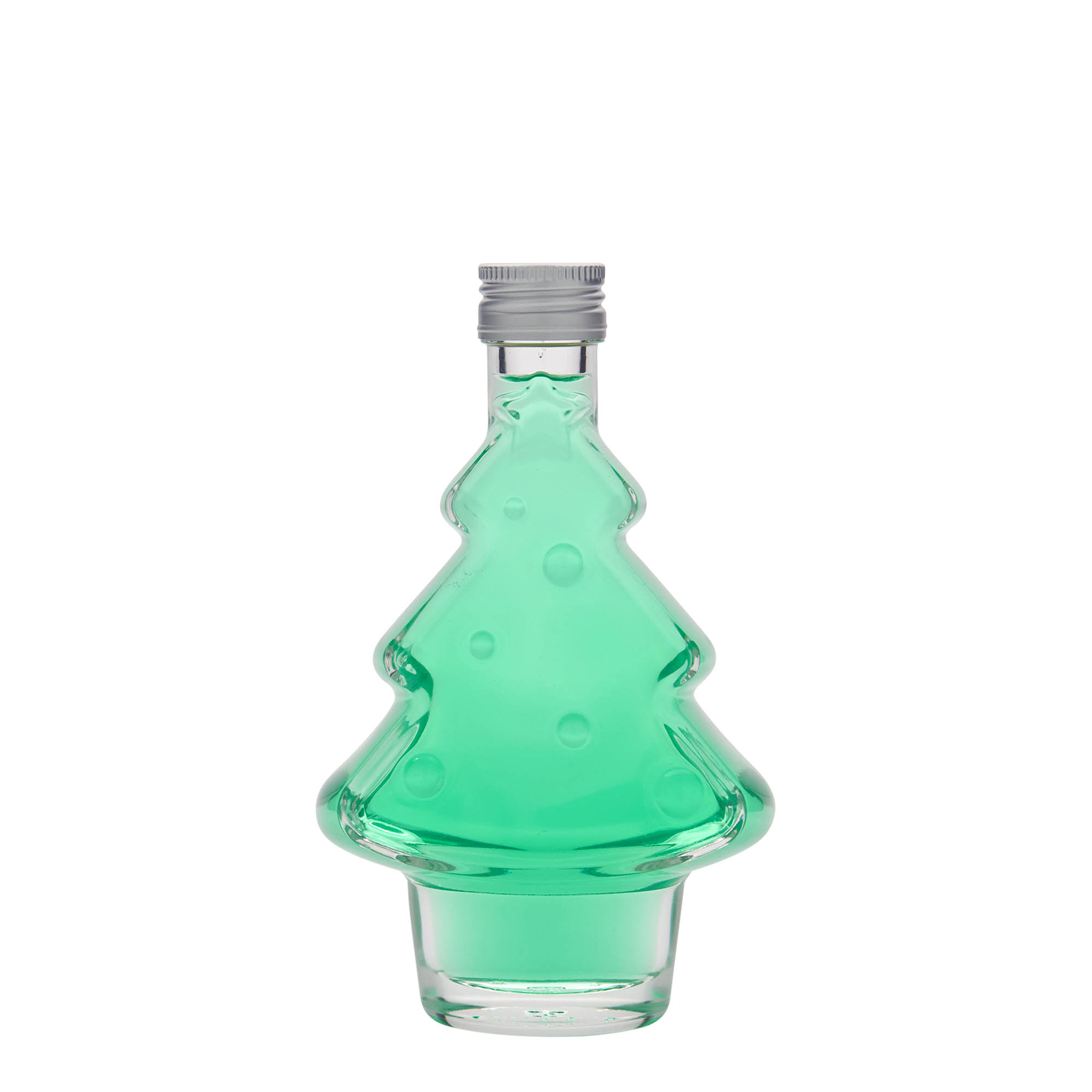 Frasco de vidro de 200 ml 'Árvore de Natal', boca: PP 28 Frasco de vidro de 200 ml 'Árvore de Natal', boca: PP 28