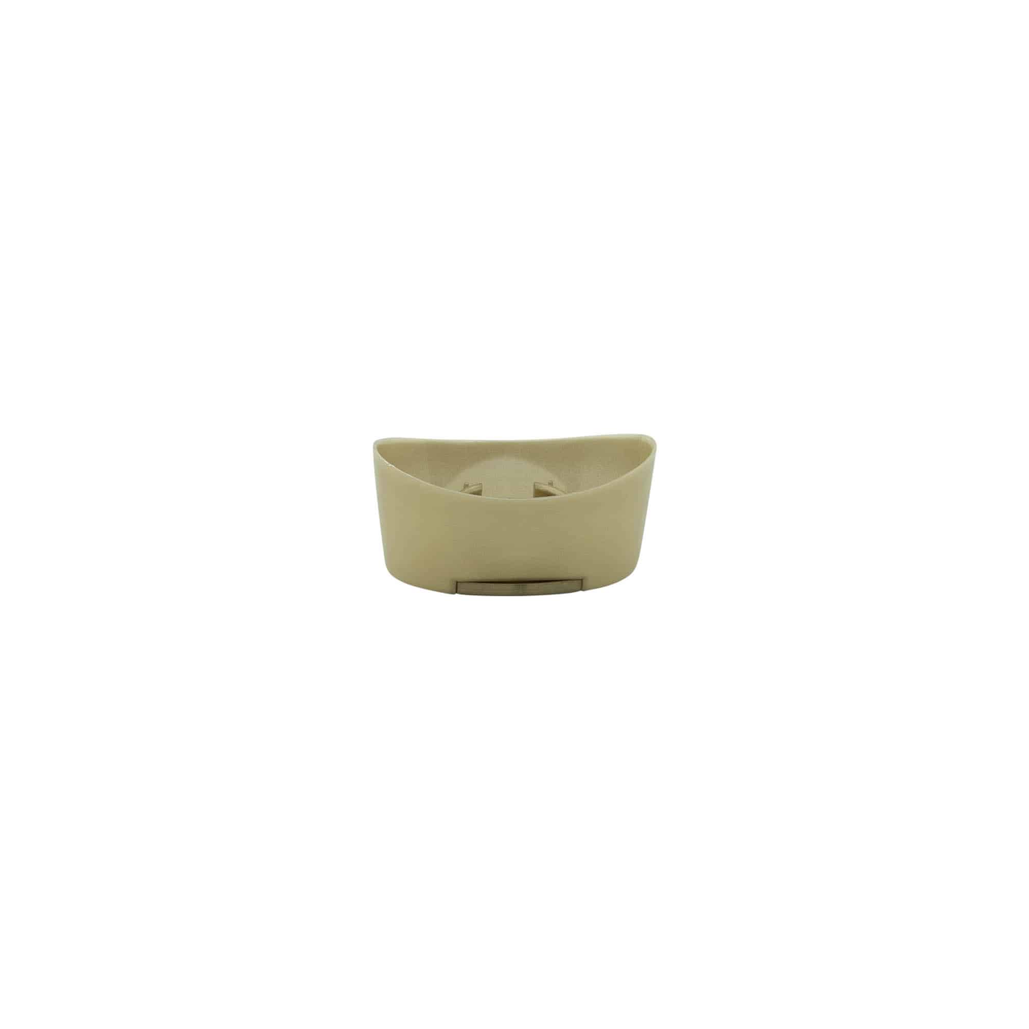 Fecho de encaixe com dobradiça articulada, dourado, para: Frasco squeeze Fecho de encaixe com dobradiça articulada, dourado, para: Frasco squeeze
